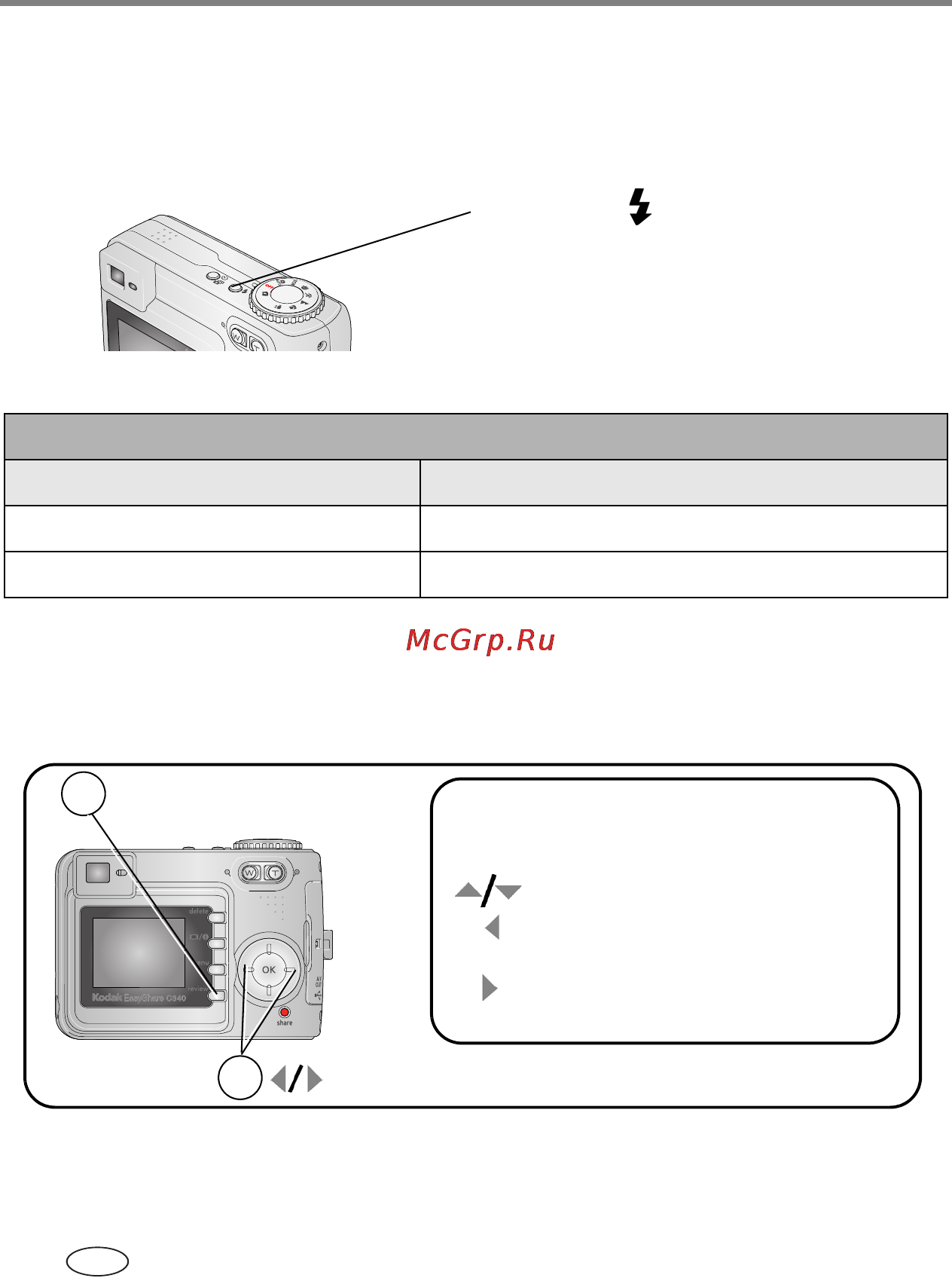 Kodak C340 [16/83] Использование вспышки