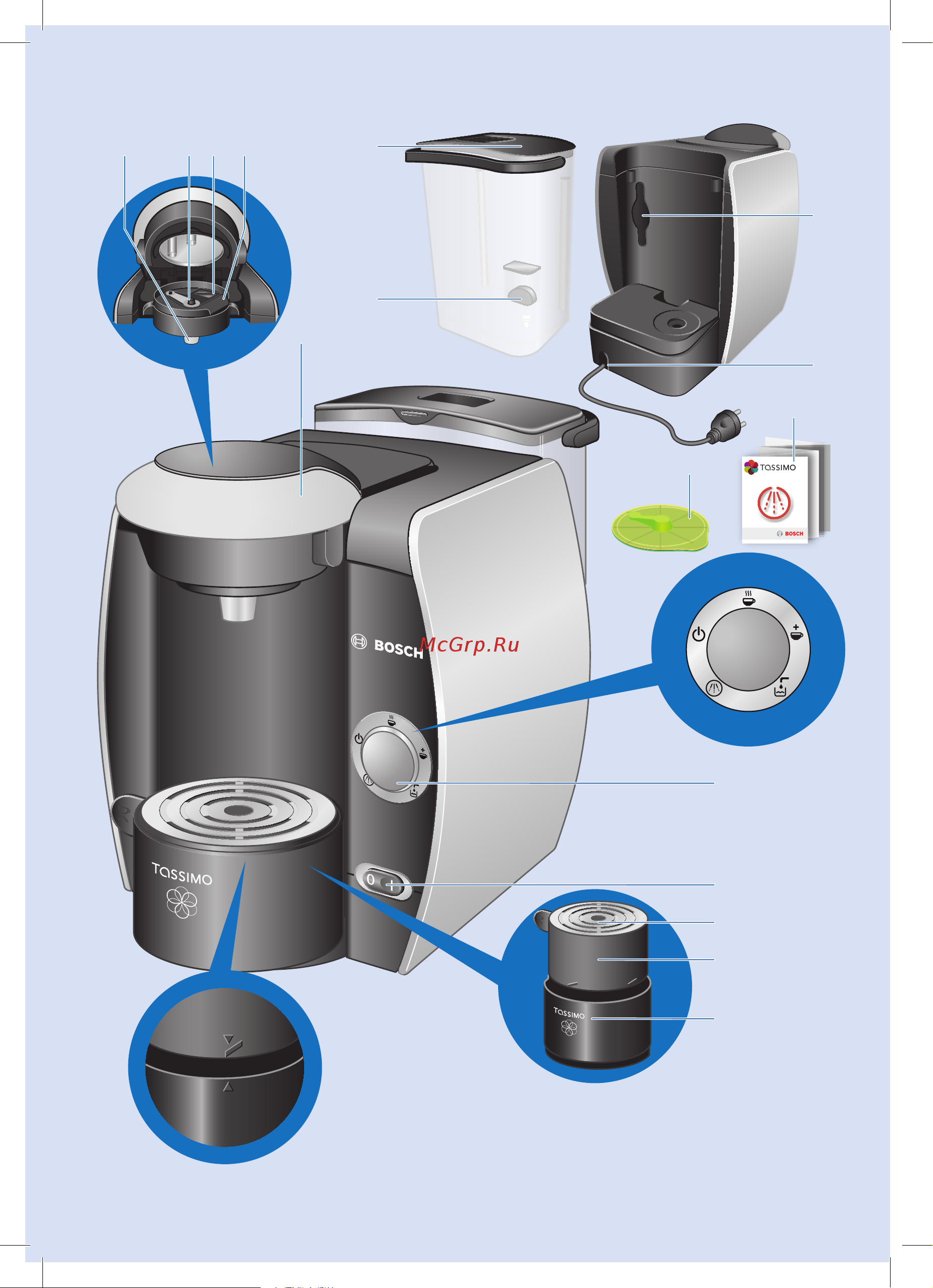 Bosch TAS 4013EE TASSIMO Инструкция по эксплуатации онлайн [3/98] 32795