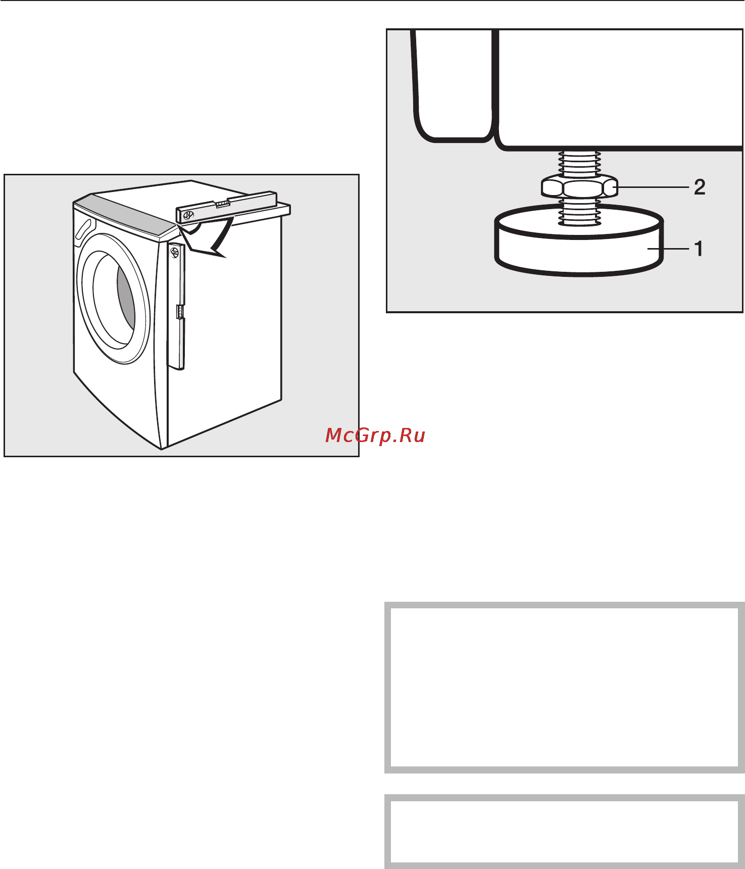 Miele W 4146 WPS [48/64] Âûðàâíèâàíèå ìàøèíû 48