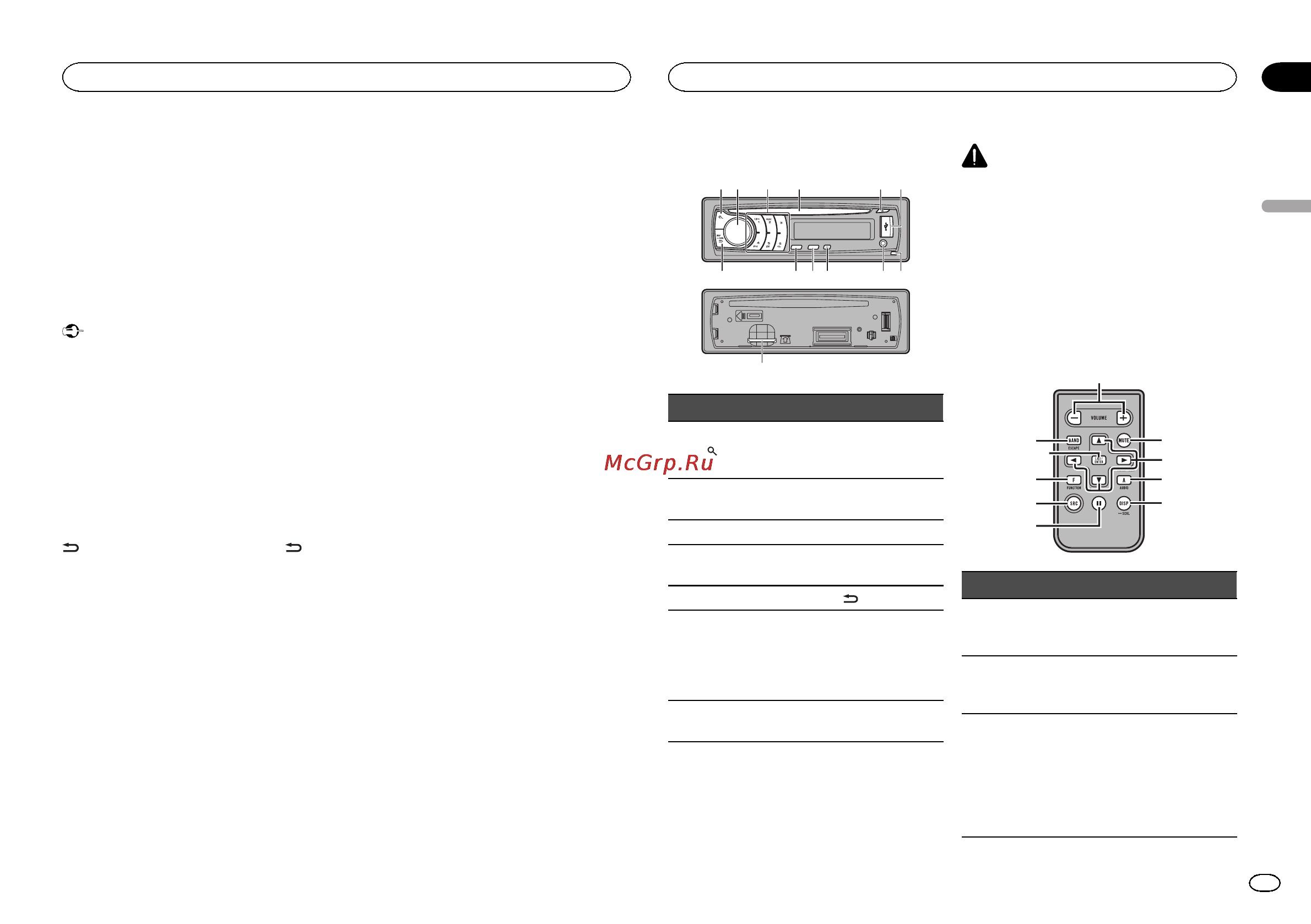 Pioneer DEH-6300SD [19/136] Appareil central