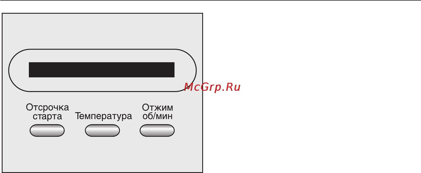 Miele W 4000 Gala Grande [11/68] Управление стиральной машиной