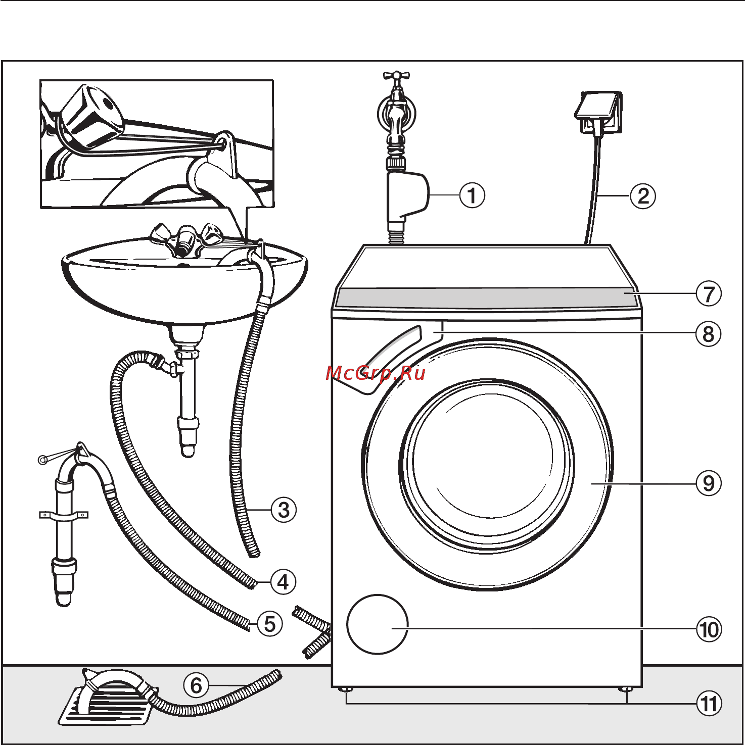 Miele W 4000 Gala Grande [43/68] Âèä ñïåðåäè 43