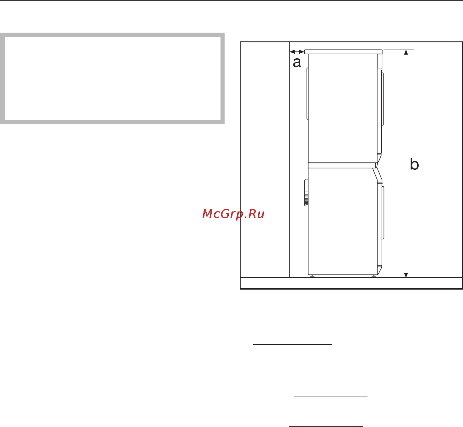 Miele W 3985 WPS [54/76] Установка и подключение