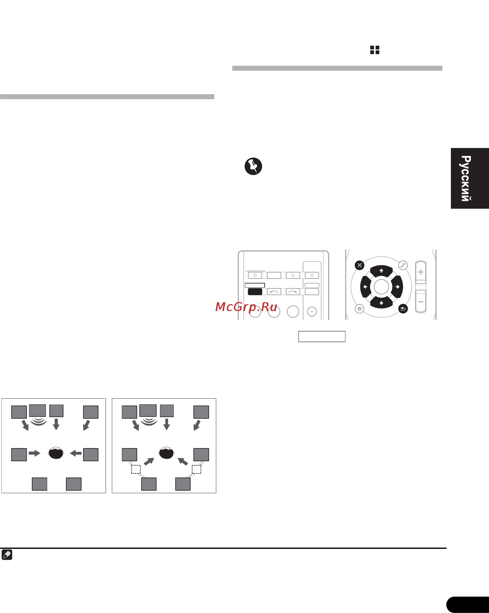 Pioneer VSX-520-K Black [35/58] Настройка функции up mix