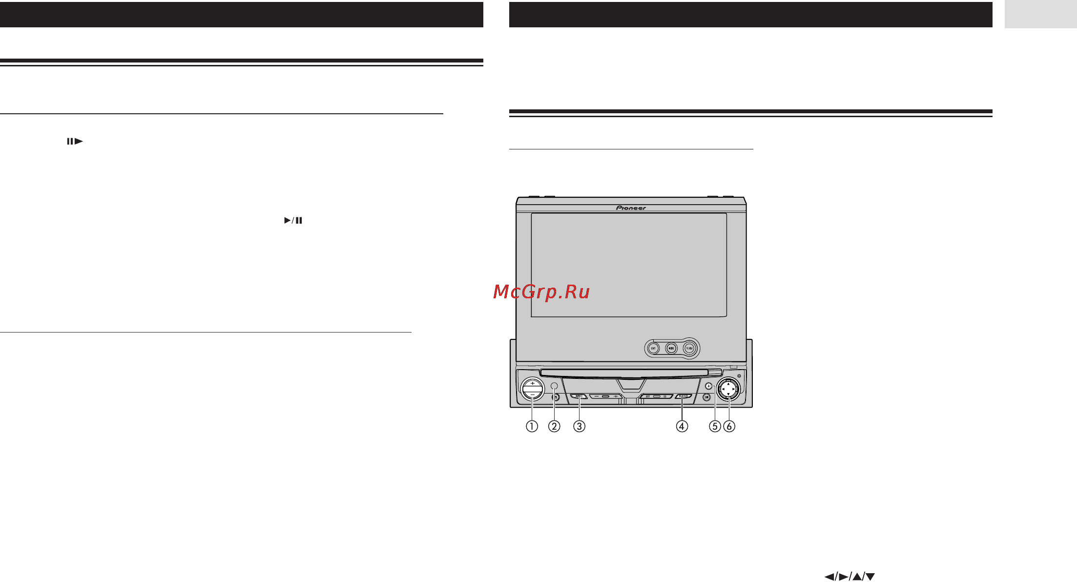 Pioneer GEX-P5700TVP [10/16] Основные узлы tv тюнер режим src