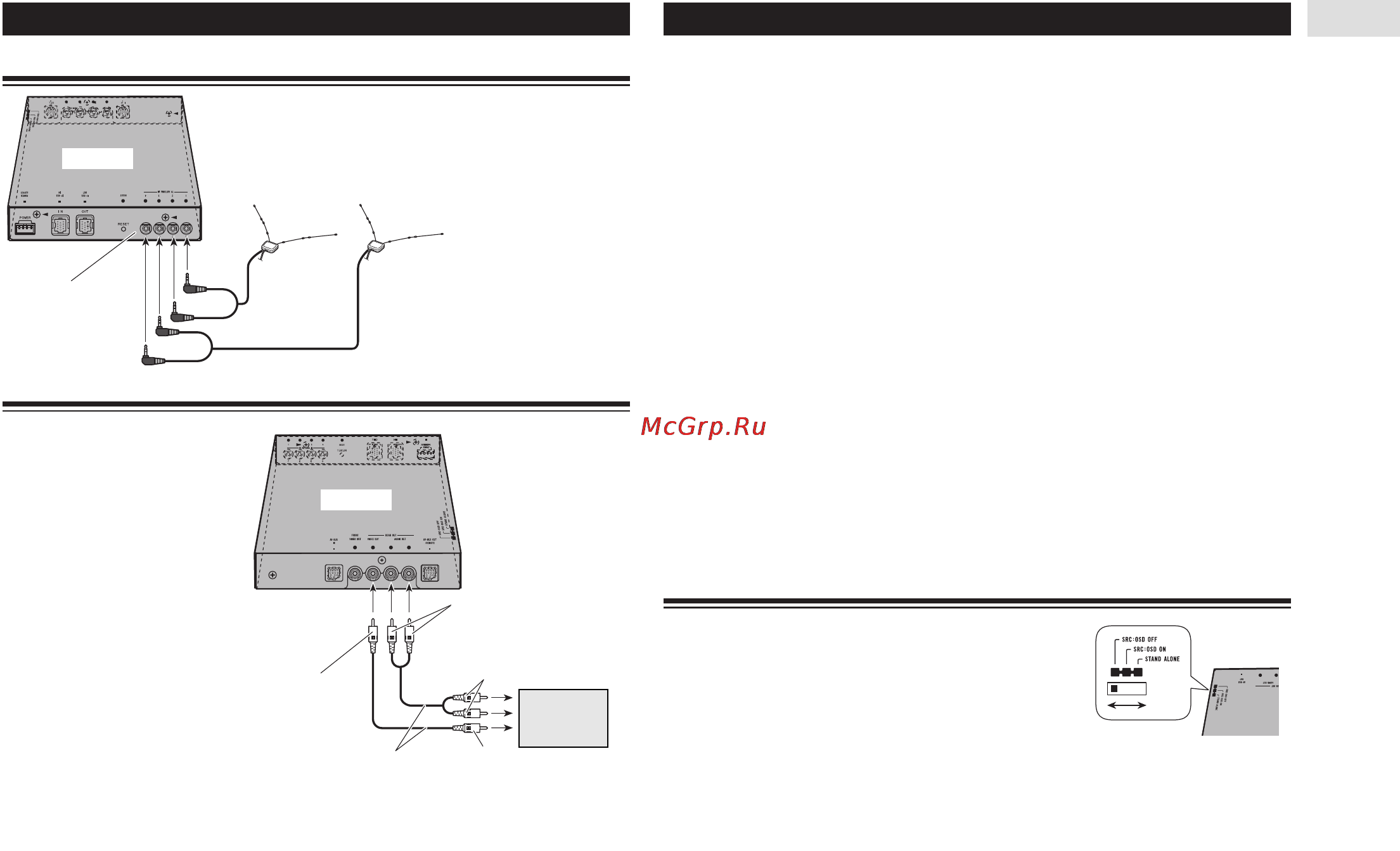 Pioneer GEX-P5700TVP [5/16] Подключение заднего дисплея для пассажиров задних сидений