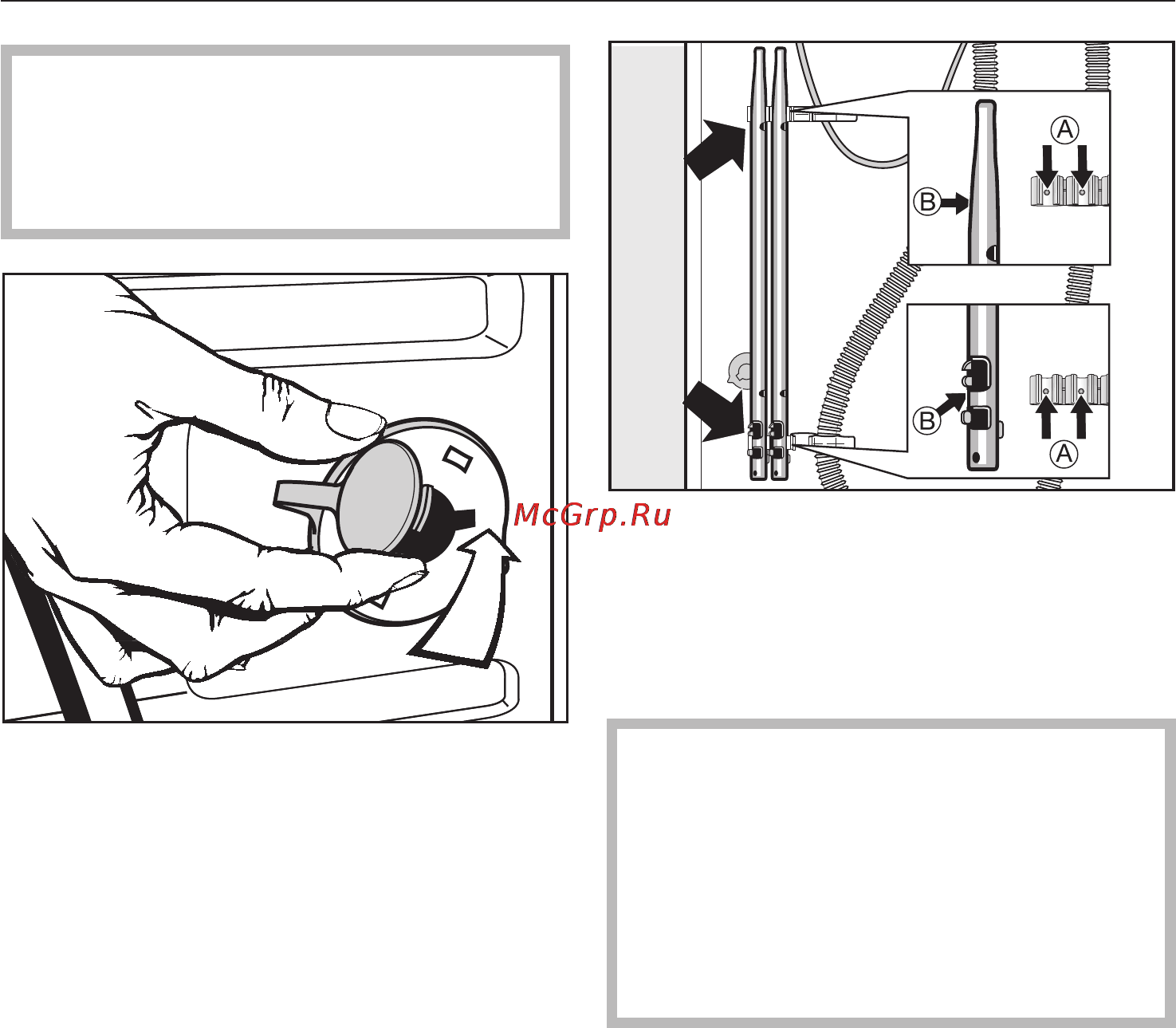 Miele W 3821 WPS [47/68] Óñòàíîâêà òðàíñïîðòèðîâî íîãî êðåïëåíèÿ 47