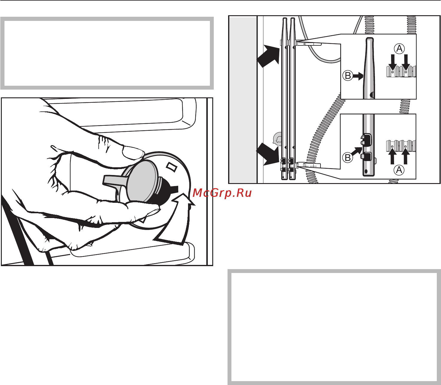 Miele W 3780 [47/64] Óñòàíîâêà òðàíñïîðòèðîâî íîãî êðåïëåíèÿ 47