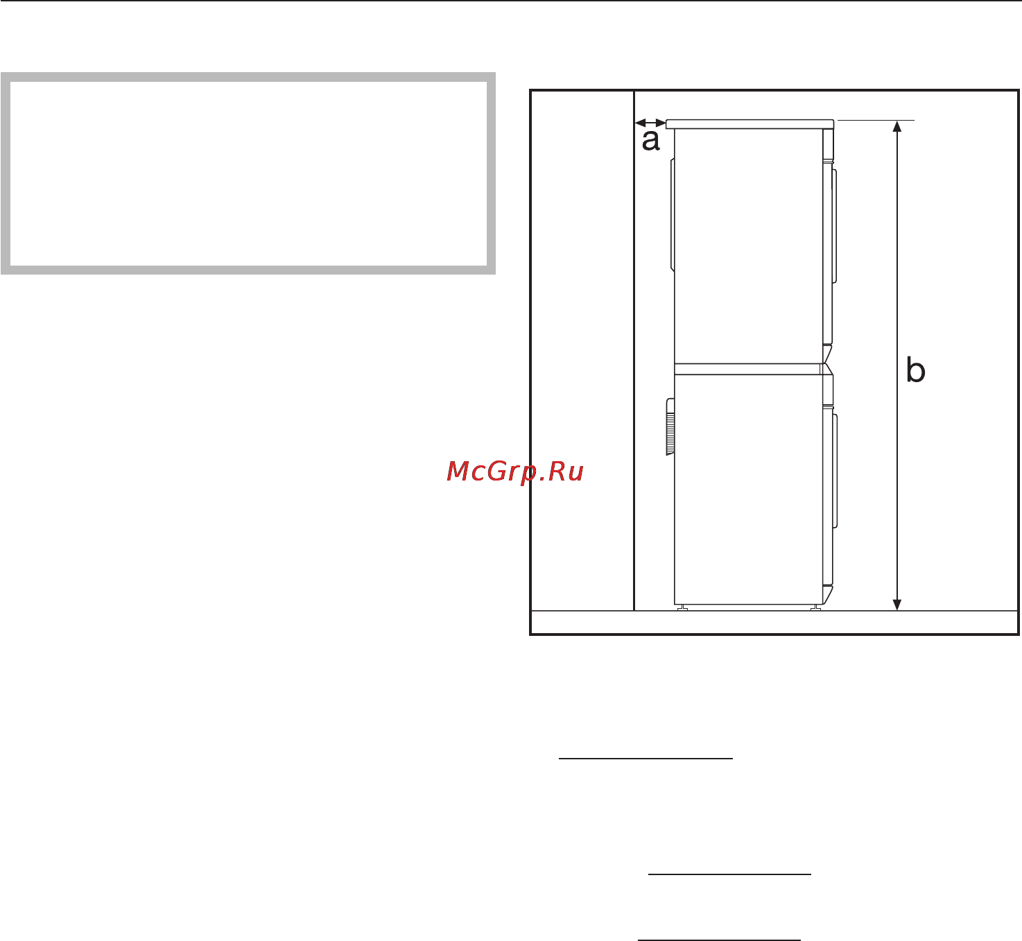 Miele W 3780 [49/64] Âñòðàèâàíèå ïîä ñòîëåøíèöó 49