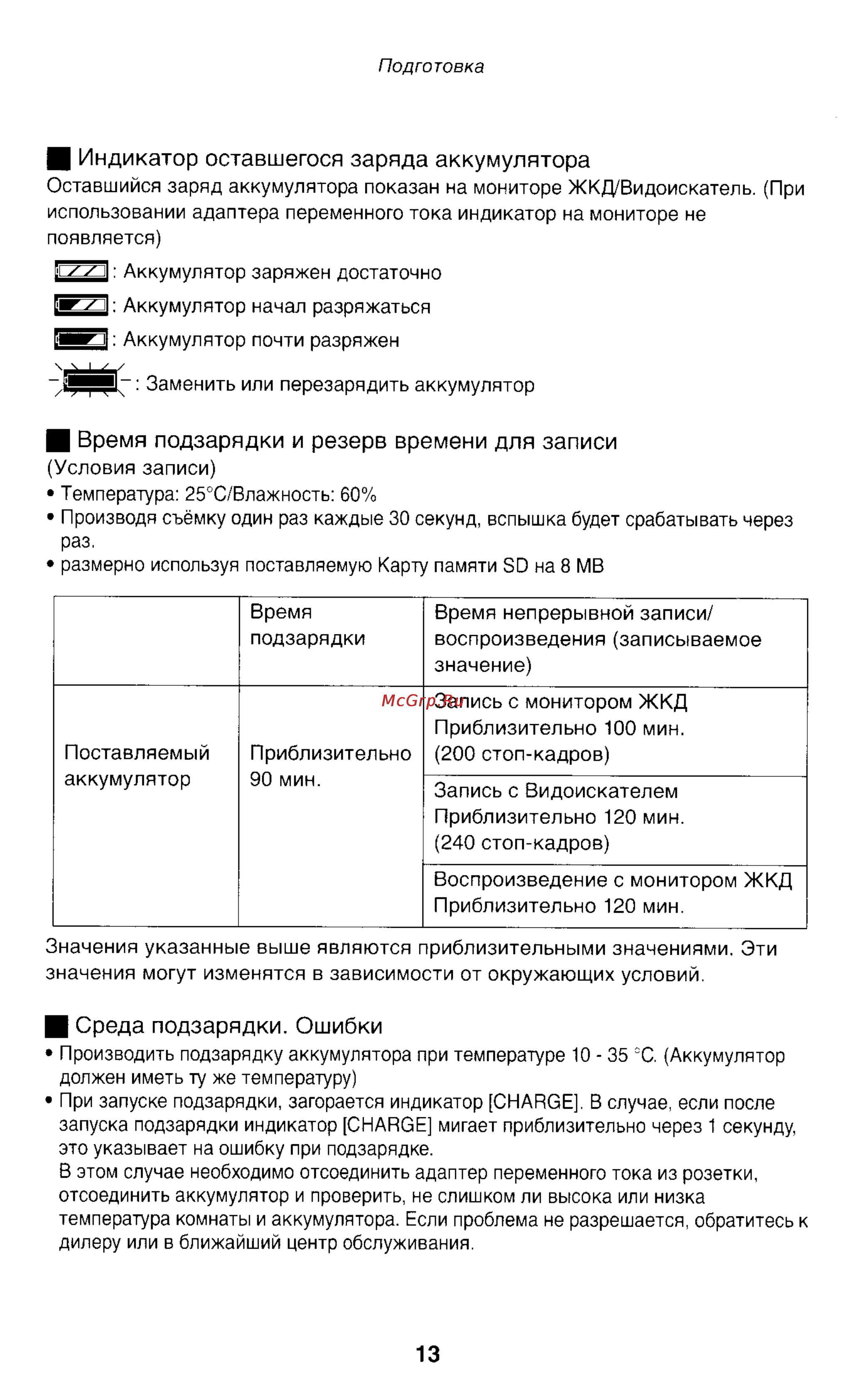Panasonic LUMIX DMC-FZ1T Инструкция по эксплуатации онлайн [13/150] 33072