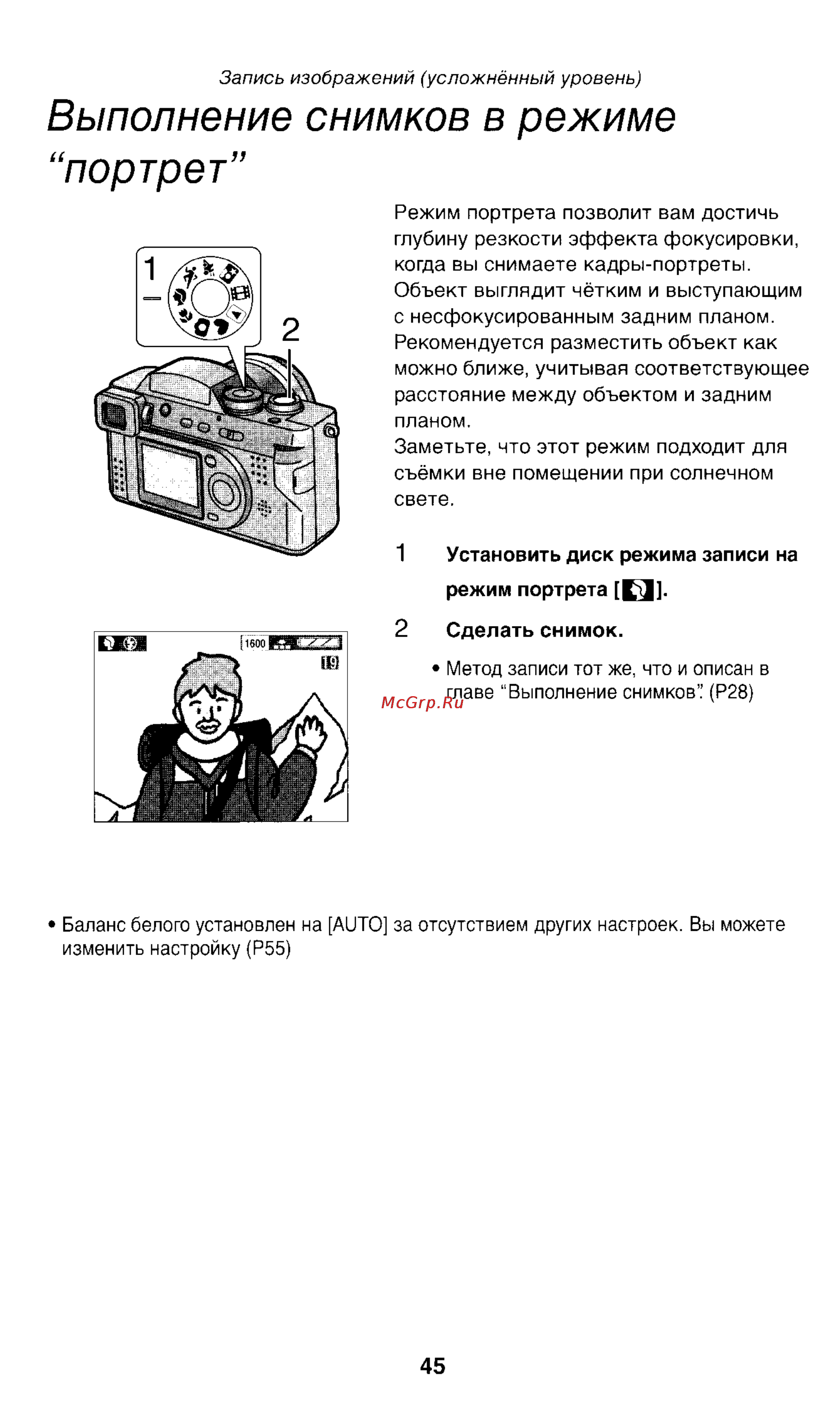 Panasonic LUMIX DMC-FZ1T Инструкция по эксплуатации онлайн [45/150] 33072