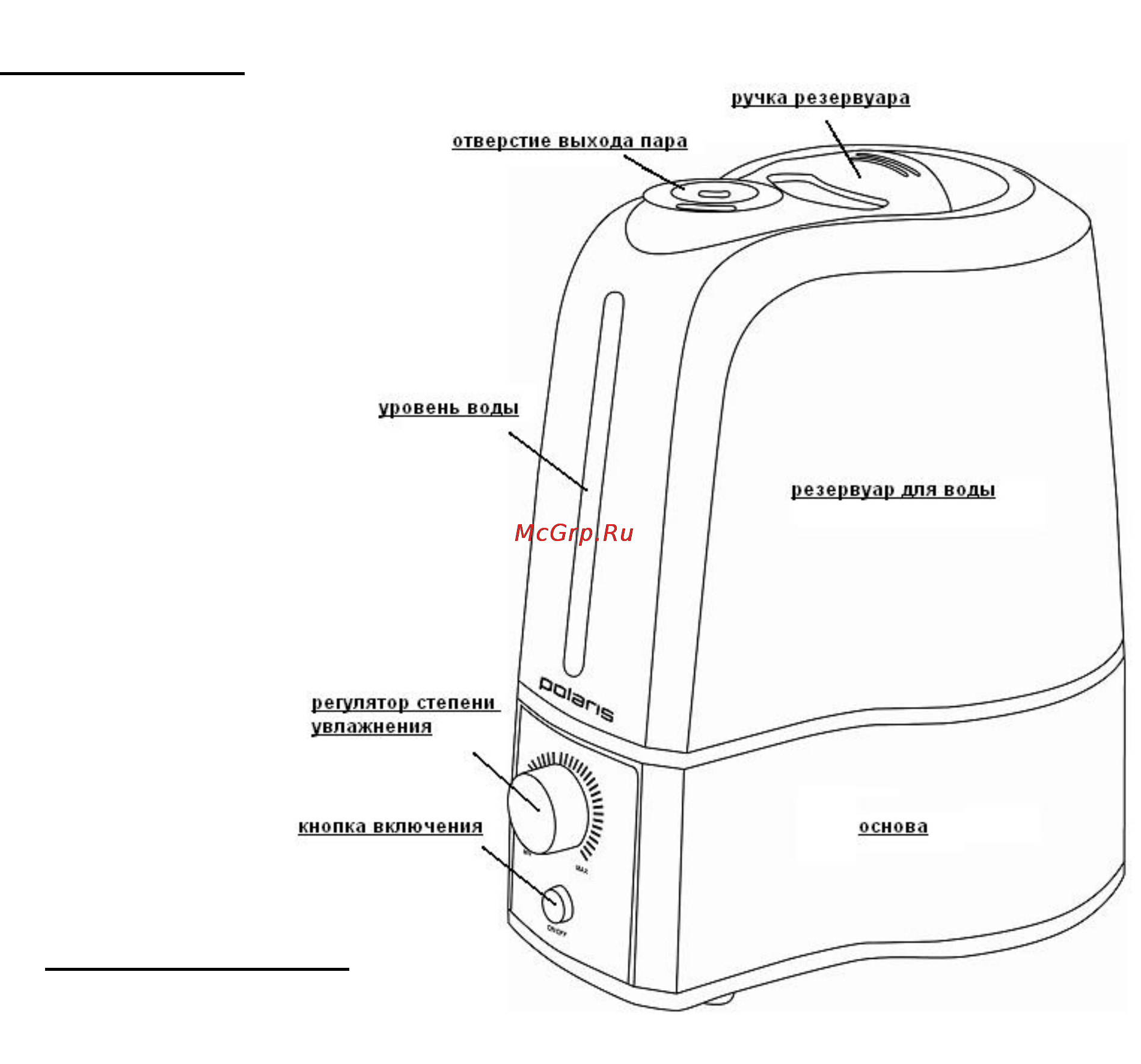 Polaris PUH 1445 White/Grey Инструкция по эксплуатации онлайн [4/7] 33087