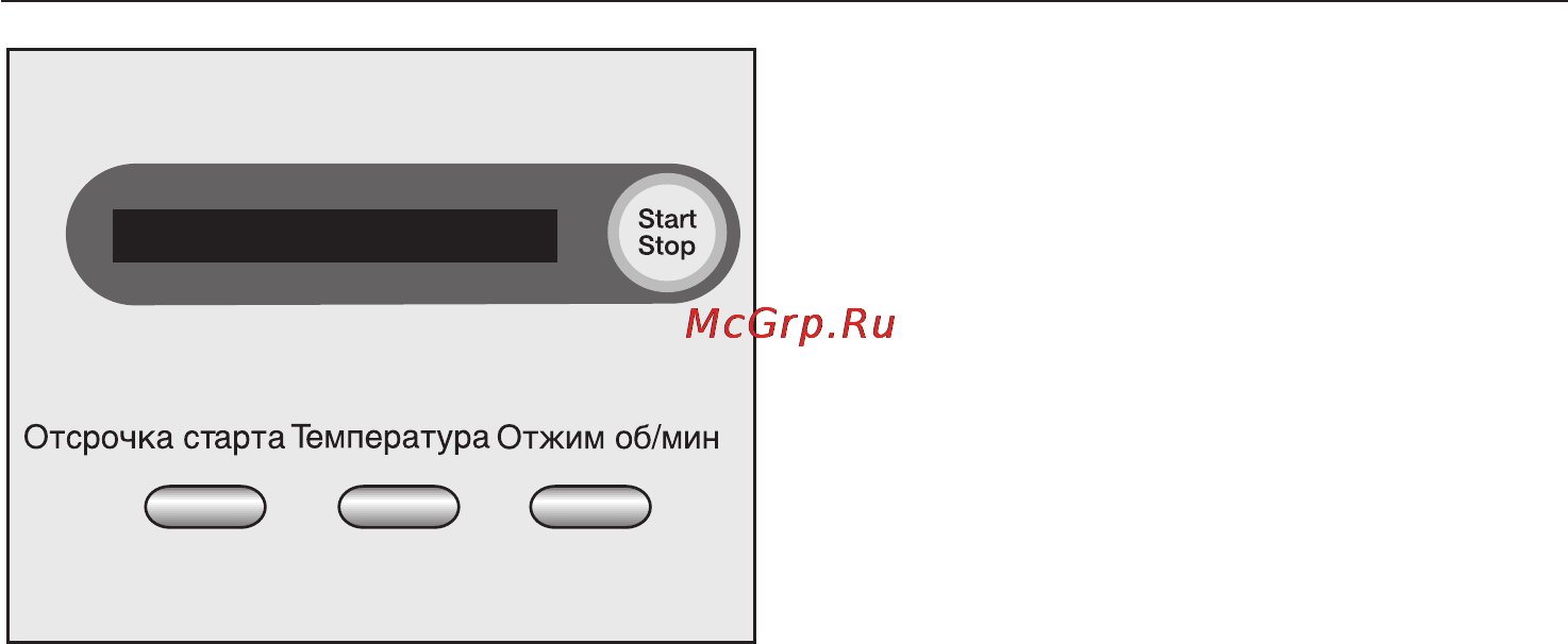 Miele W 3000 Gala Grande [11/68] Управление стиральной машиной