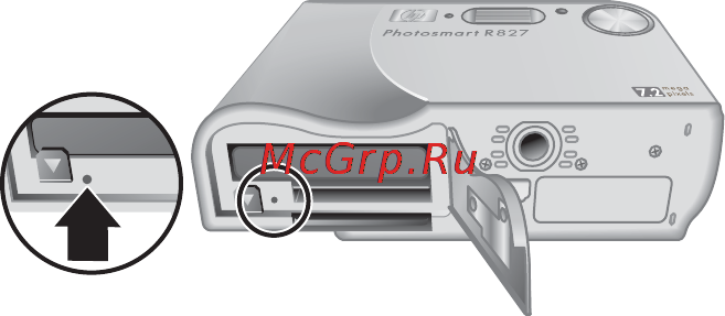 HP Photosmart R827 [49/66] Перезагрузка фотокамеры