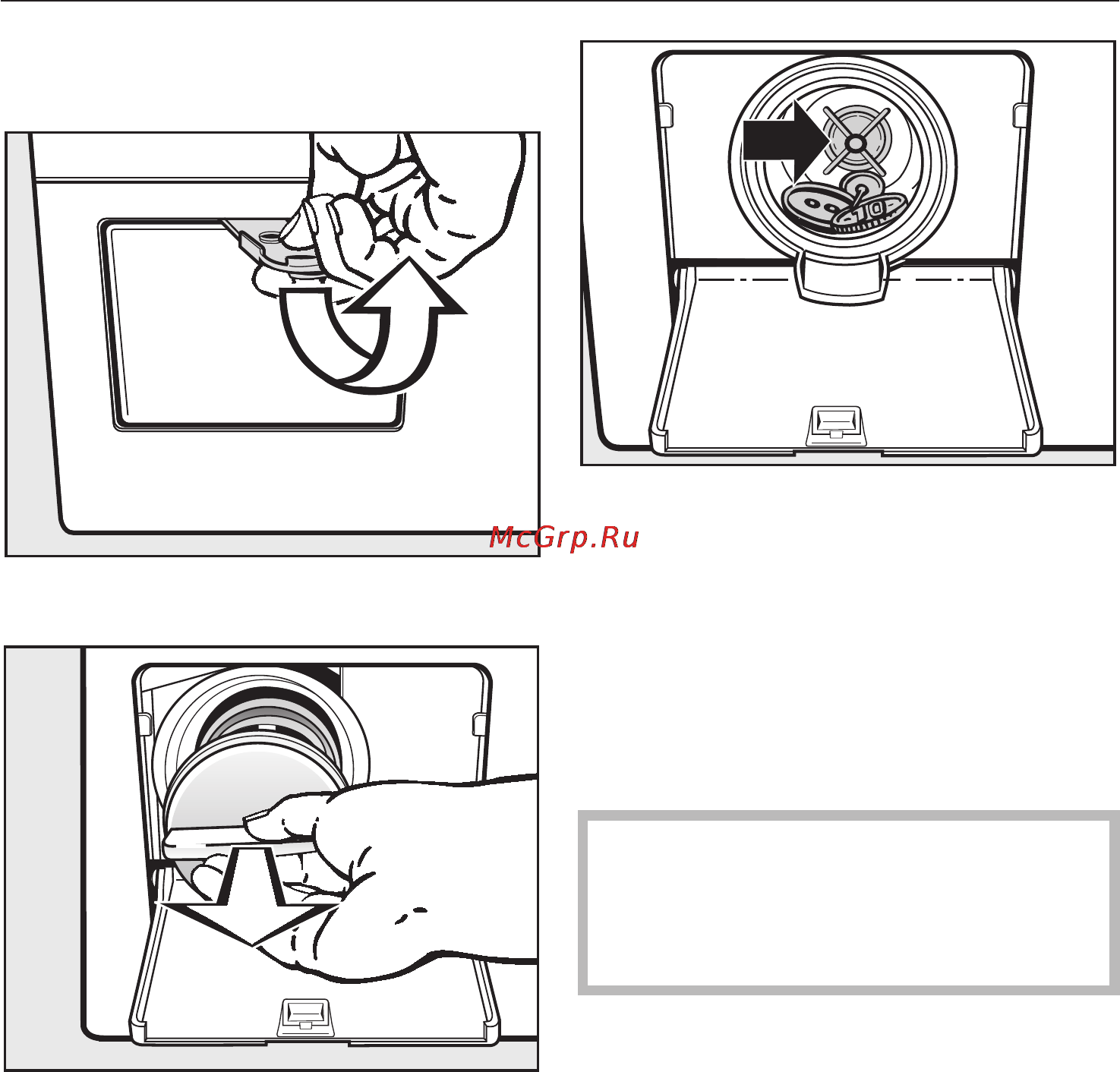 Miele W 2839i WPM [48/76] Помощь при неисправностях