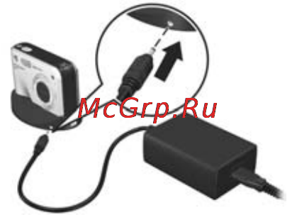 HP Photosmart R817 [16/220] Зарядка батареи