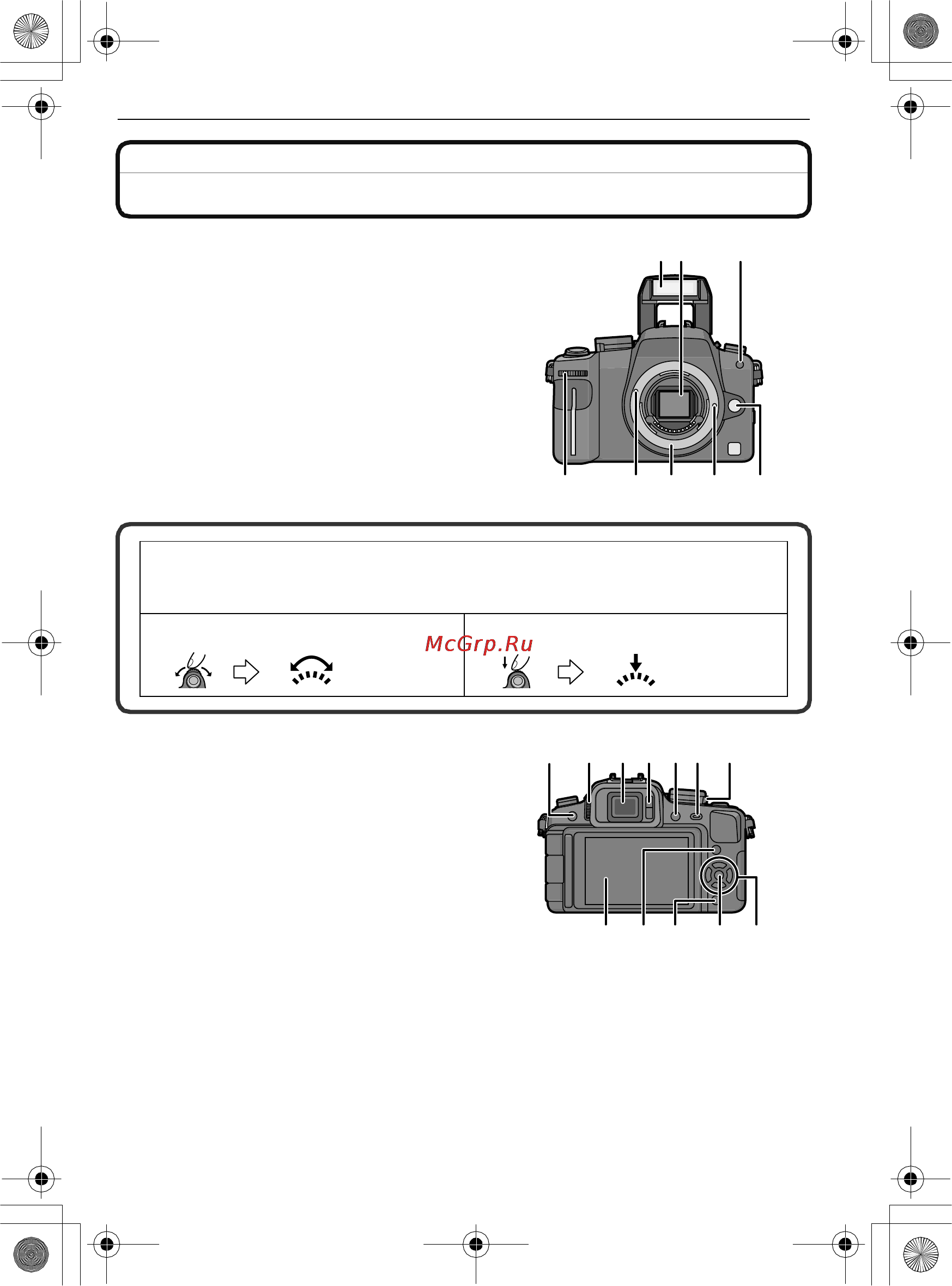 Panasonic LUMIX DMC-G1K [9/168] Названия составных частей