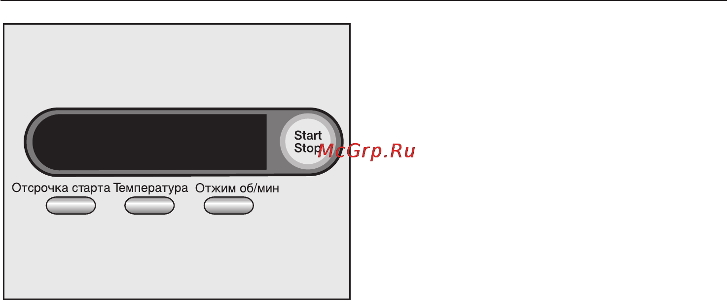Miele W 1734 WPS [11/64] Управление стиральной машиной