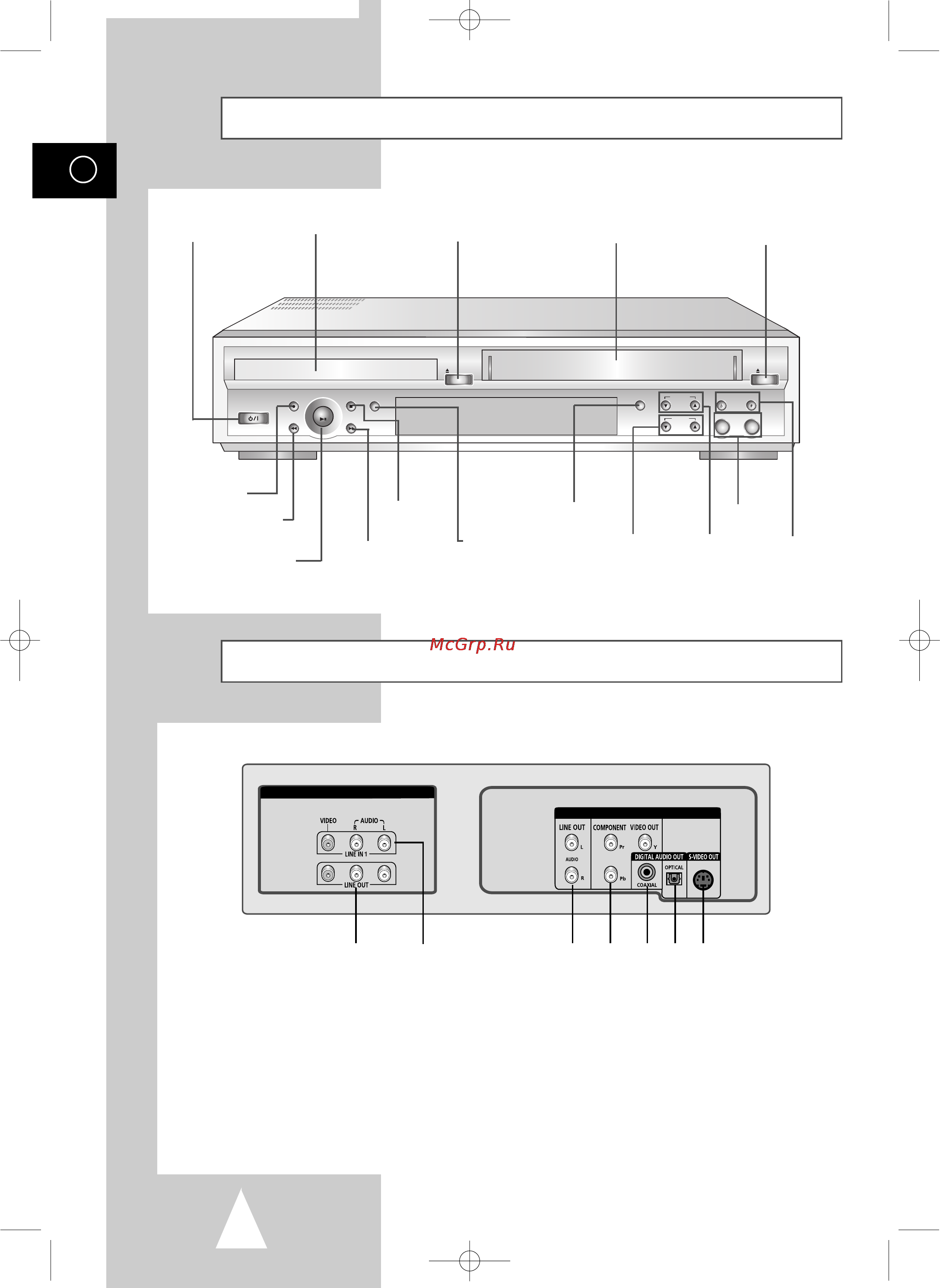 Samsung SV-DVD2E [6/56] Видеосистема dvd vcr вид сзади