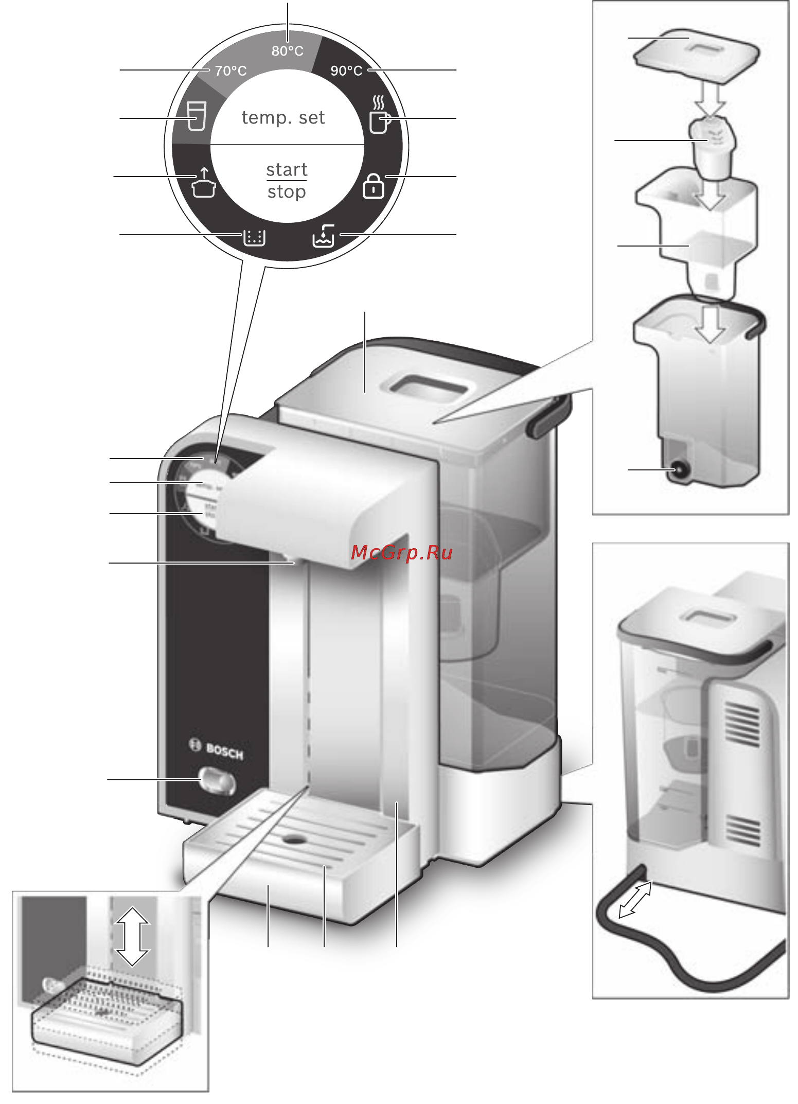 Bosch THD 2021 Инструкция по эксплуатации онлайн [2/116] 33236