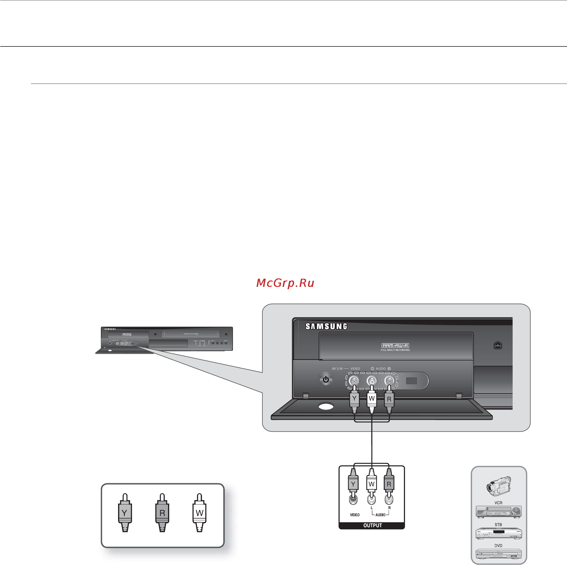 Samsung DVD-VR370 [26/80] Cоединения и настройка