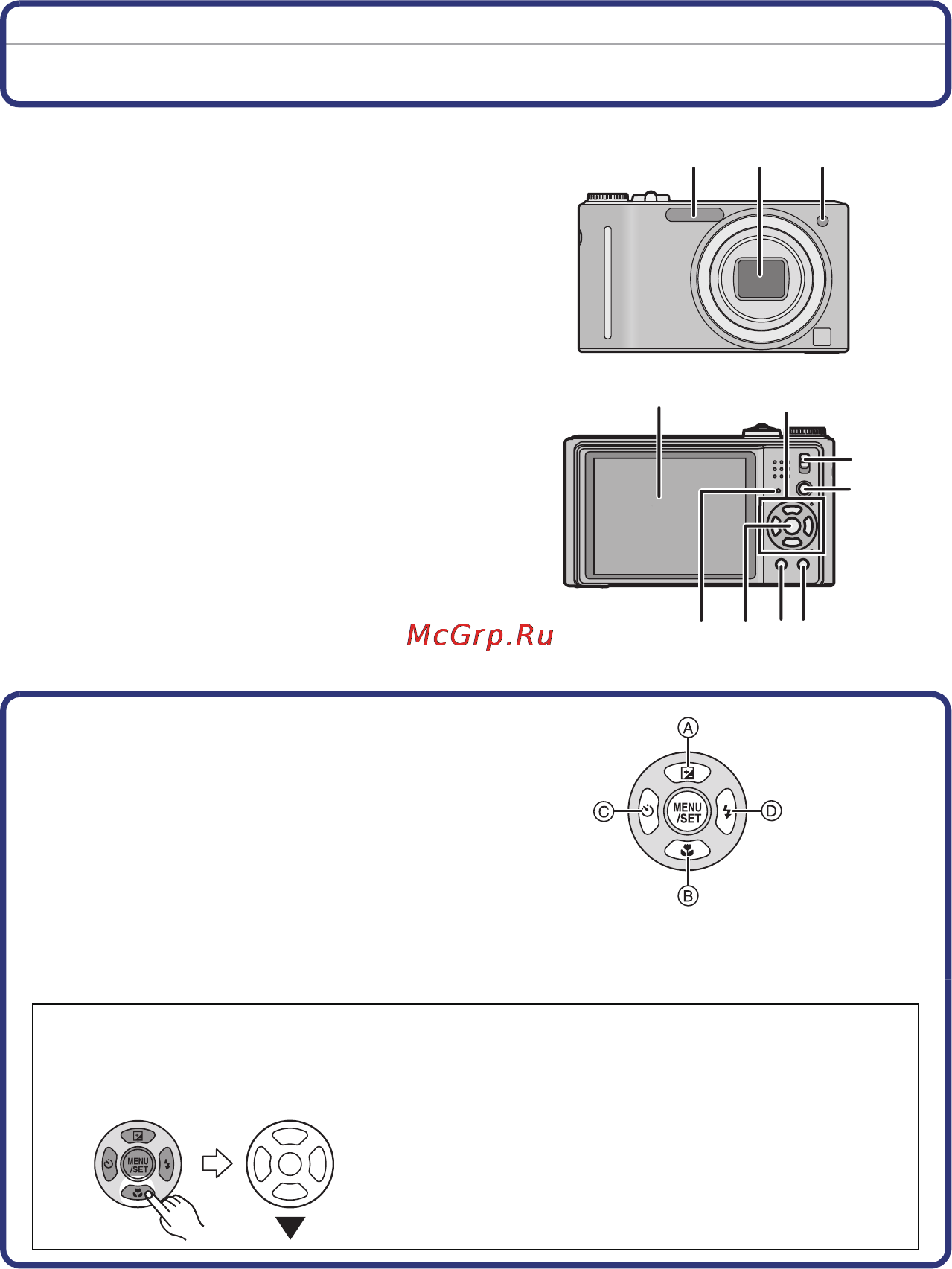 Panasonic LUMIX DMC-ZX1 [7/175] Названия составных частей