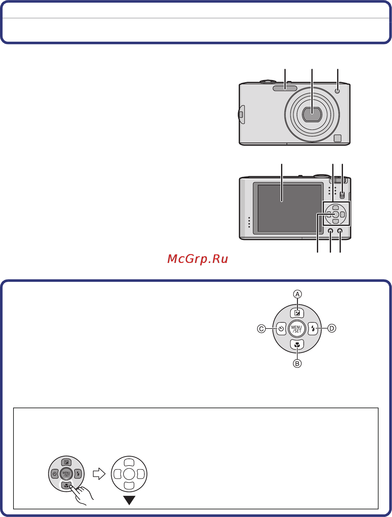 Panasonic LUMIX DMC-FX66 [7/175] Названия составных частей