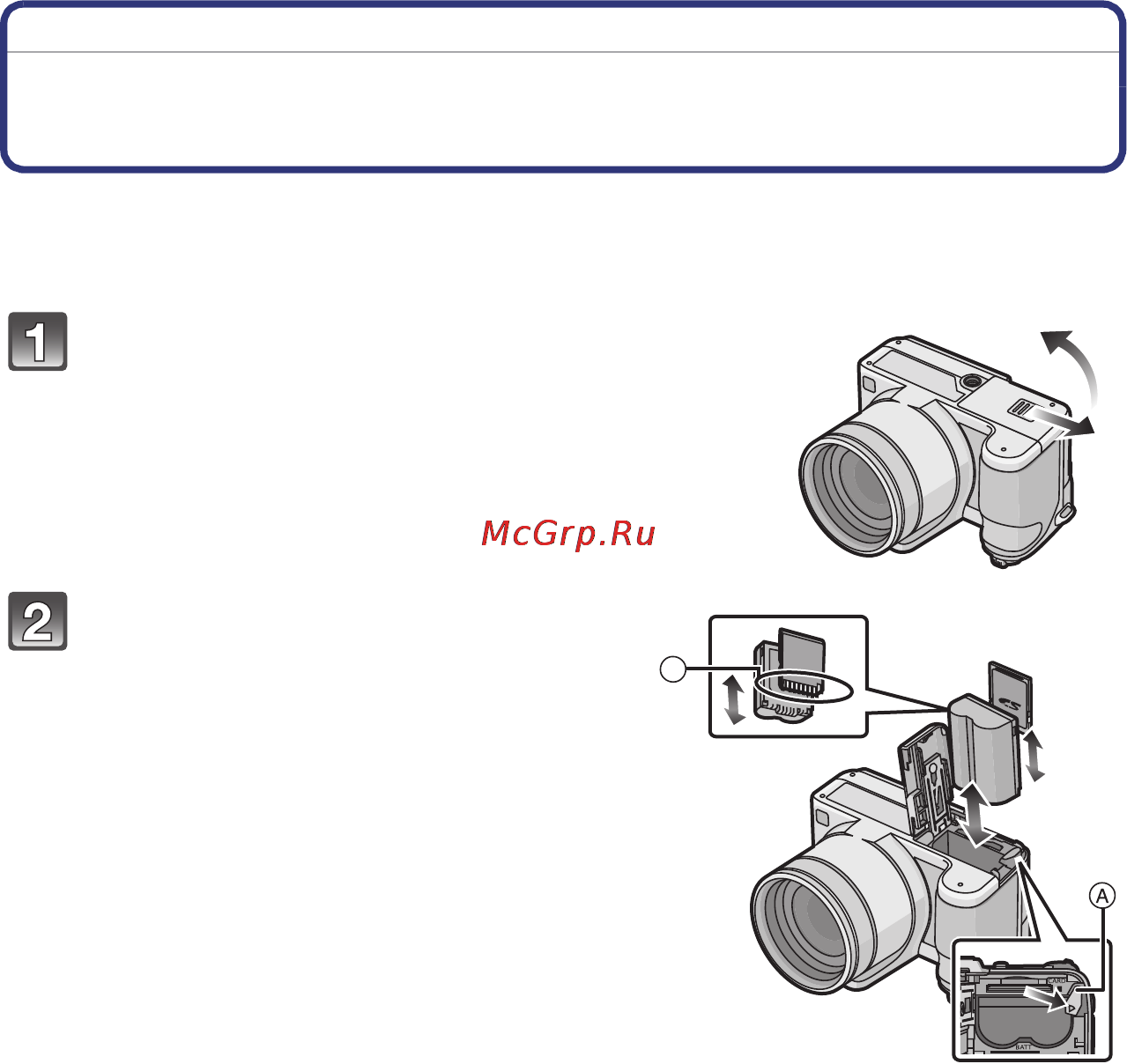 Panasonic LUMIX DMC-FZ38 [20/219] Установка и извлечение карты поставляется отдельно аккумулятора