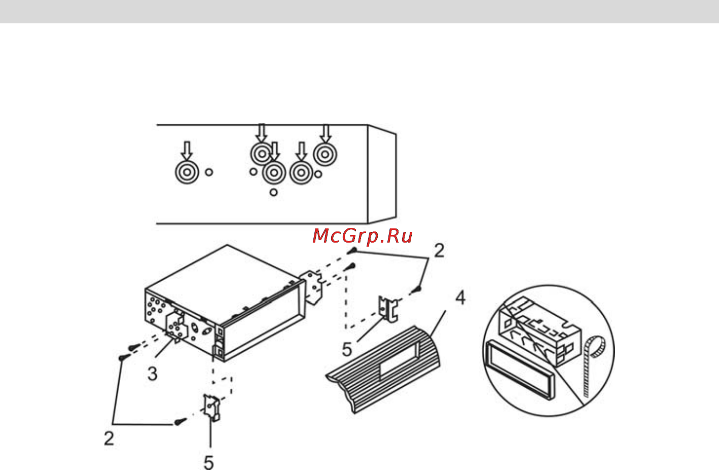 Prology MCH-385U G [23/32] Второй вариант установки устройства
