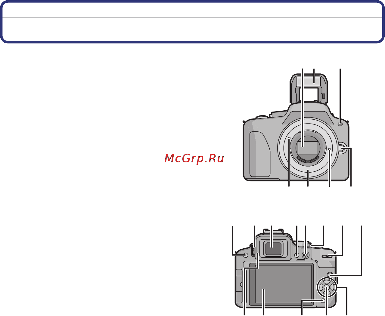 Panasonic LUMIX DMC-G3 [7/208] Названия и функции составных частей