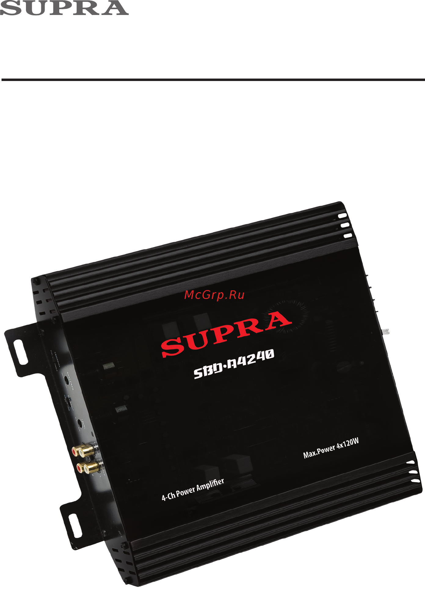 Supra BLUE DRAGON SBD-A4240 Инструкция по эксплуатации онлайн