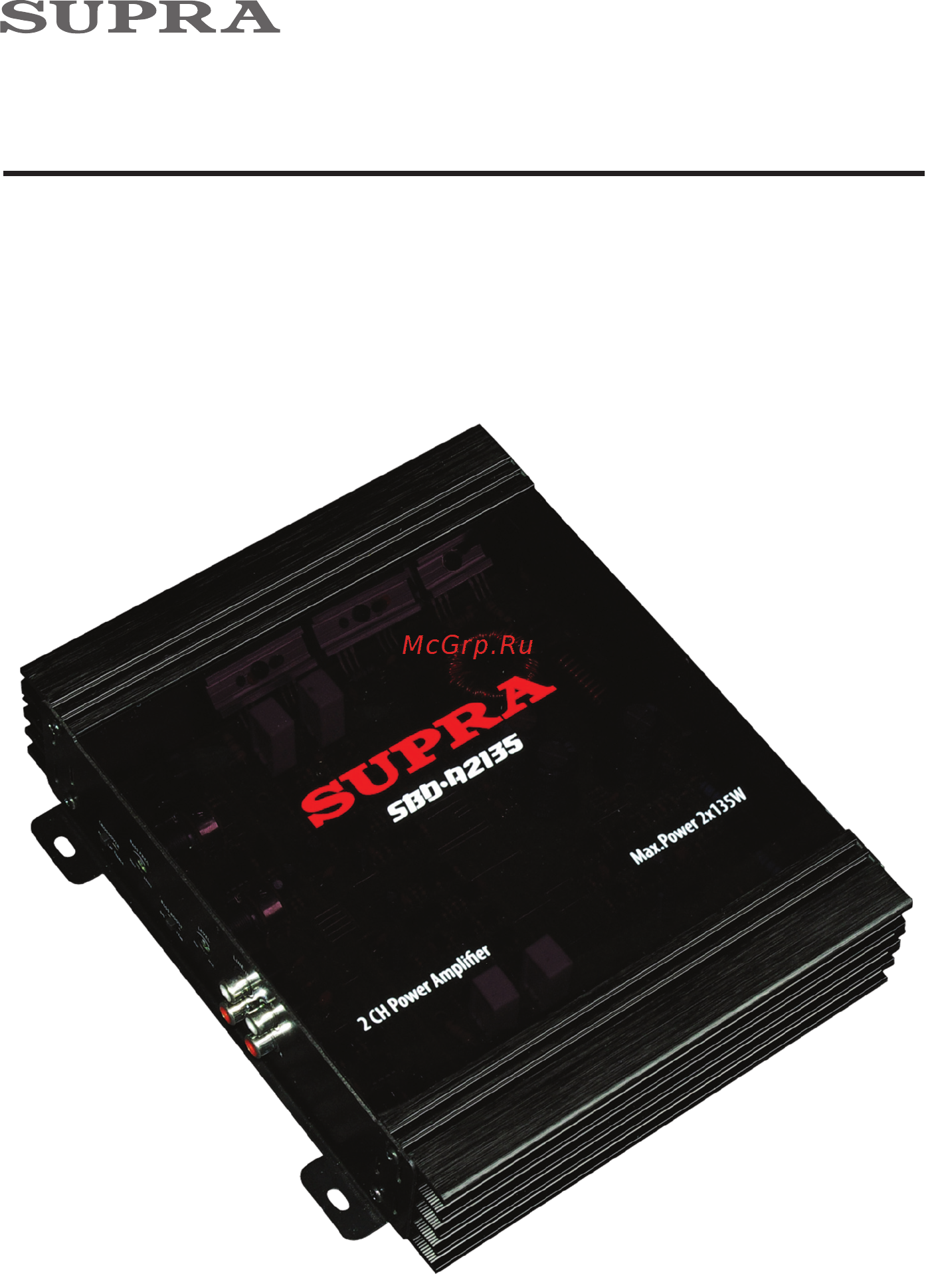 Supra BLUE DRAGON SBD-A2135 Инструкция по эксплуатации онлайн