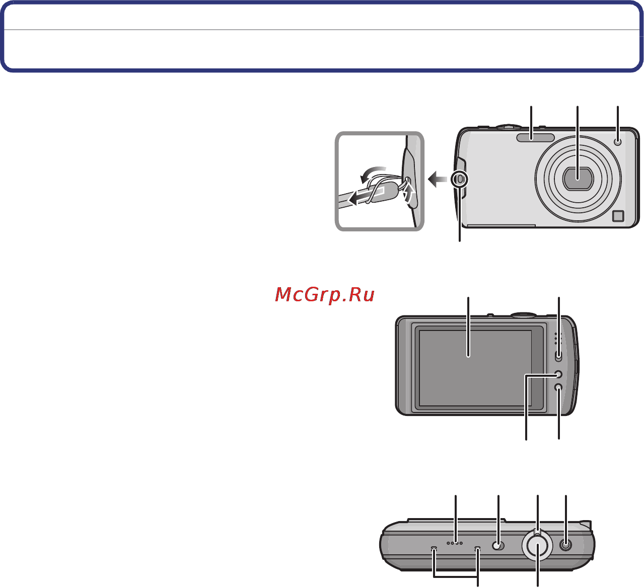 Panasonic LUMIX DMC-FX700 [7/208] Названия составных частей