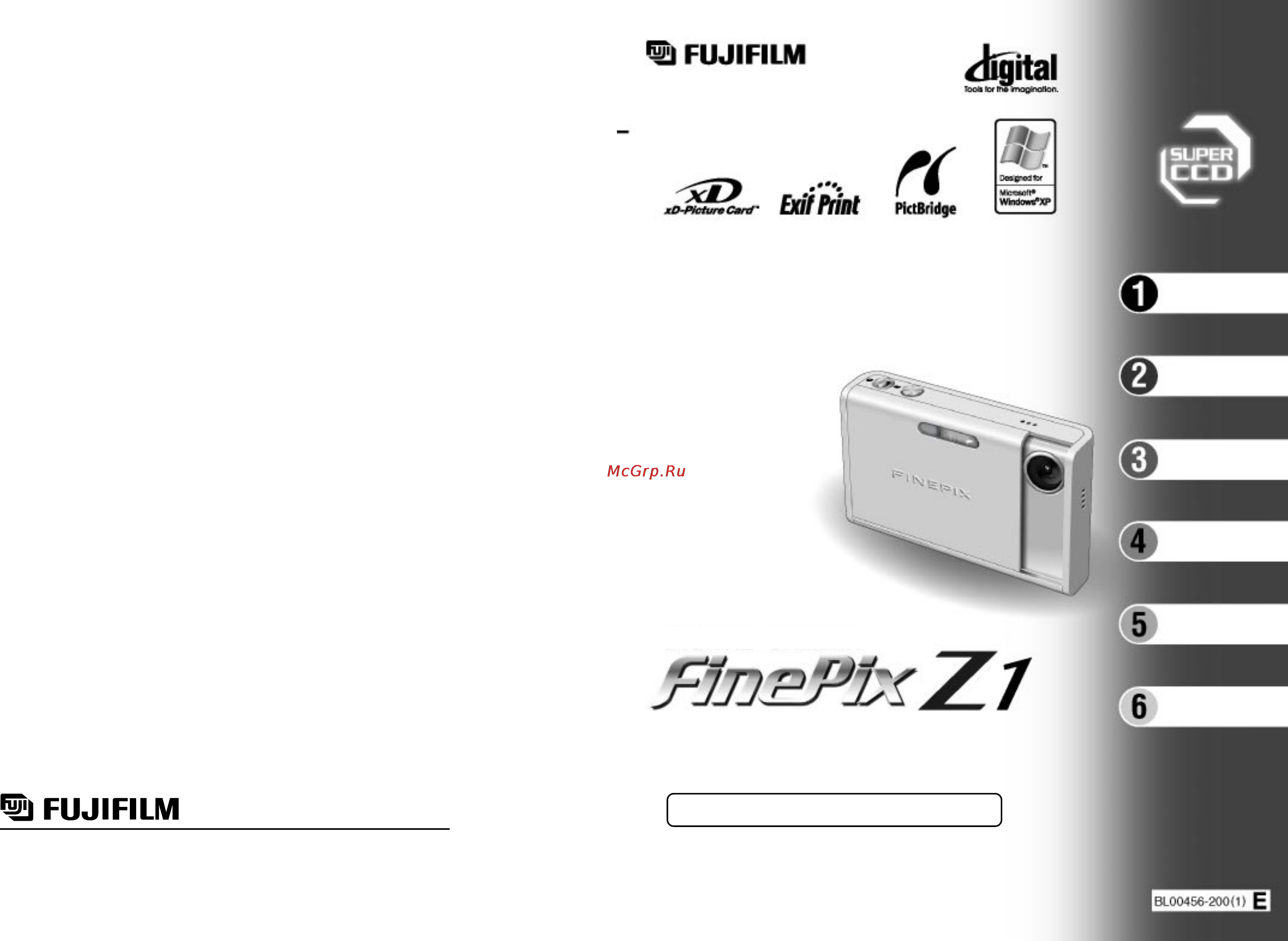 Fujifilm FinePix Z1 Инструкция по эксплуатации онлайн