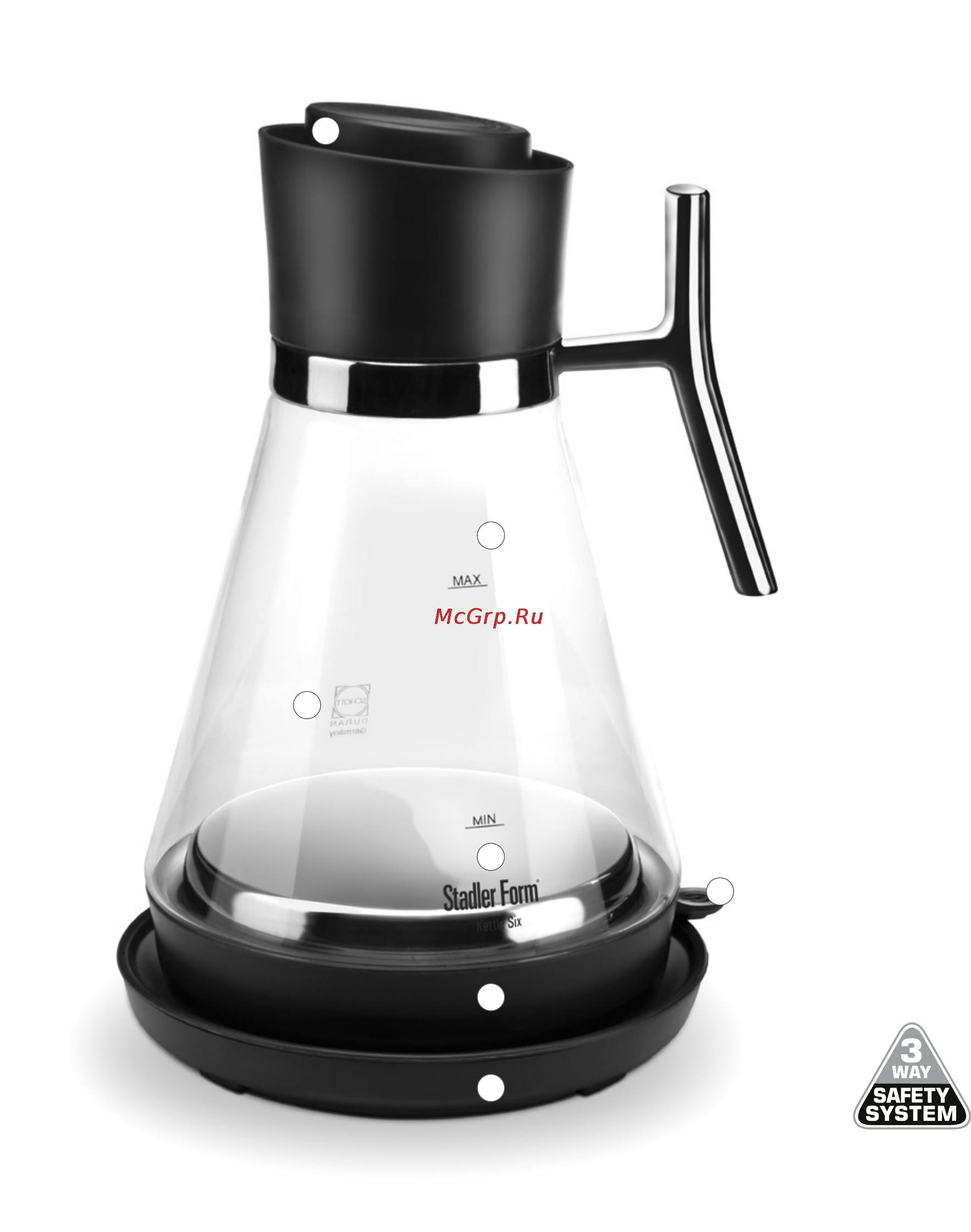 Stadler Form Kettle SixSFK.8888 White [2/11] Kettle six