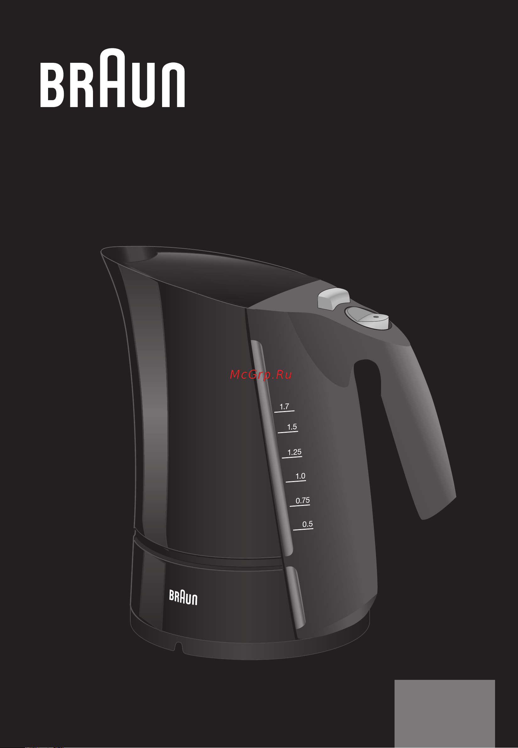 Braun WK 300 Черный Инструкция по эксплуатации онлайн