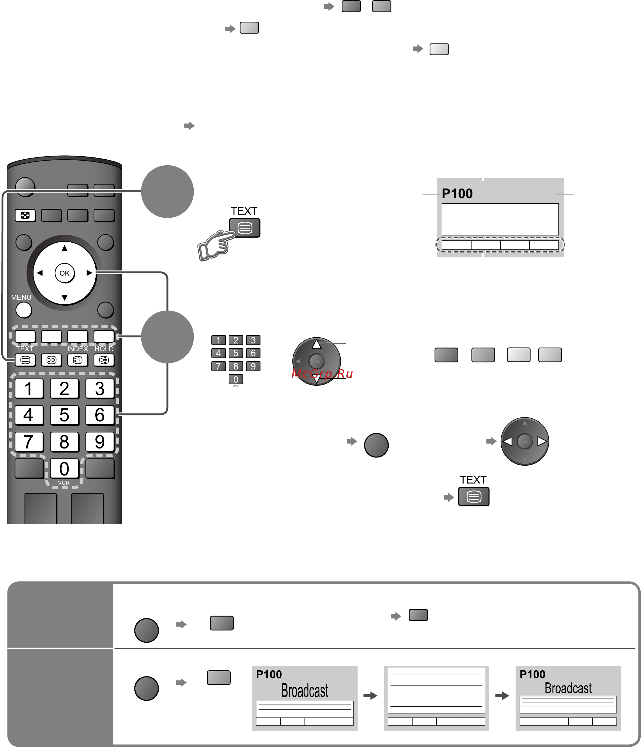 Panasonic TH-R58PY800 [16/48] Просмотр телетекста