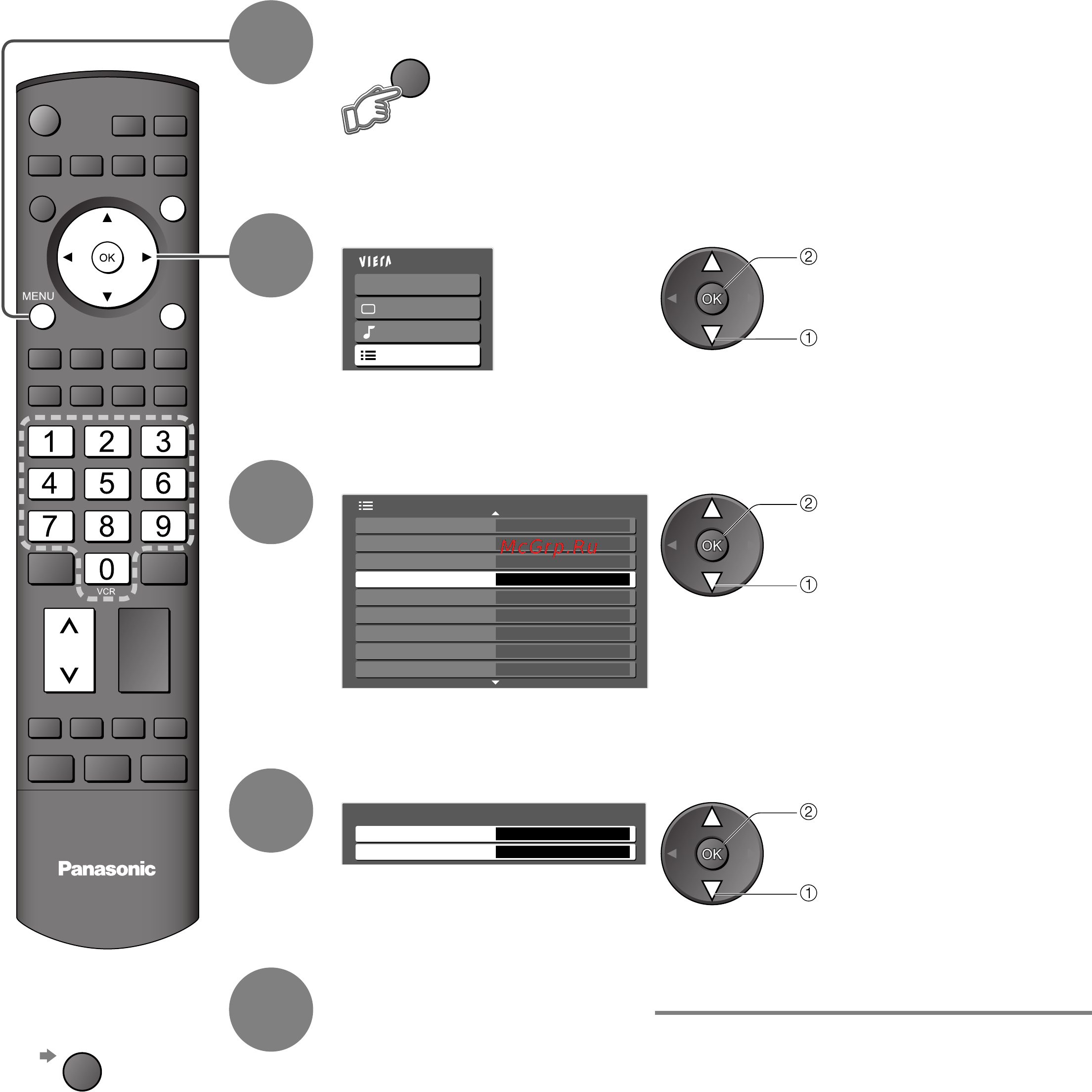 Panasonic TH-R50PY800 [26/48] Главное меню