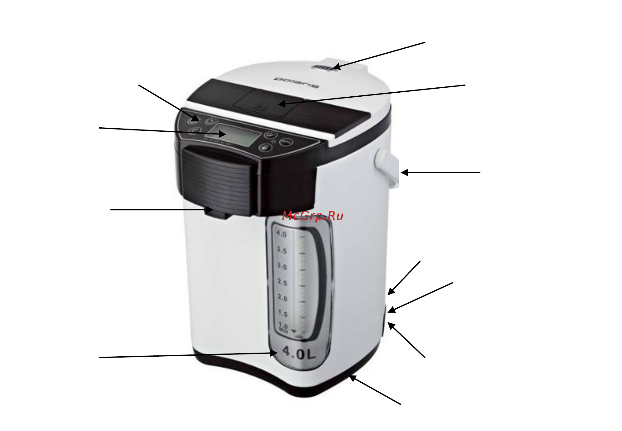Polaris PWP 4013CL Инструкция по эксплуатации онлайн [4/35] 33668