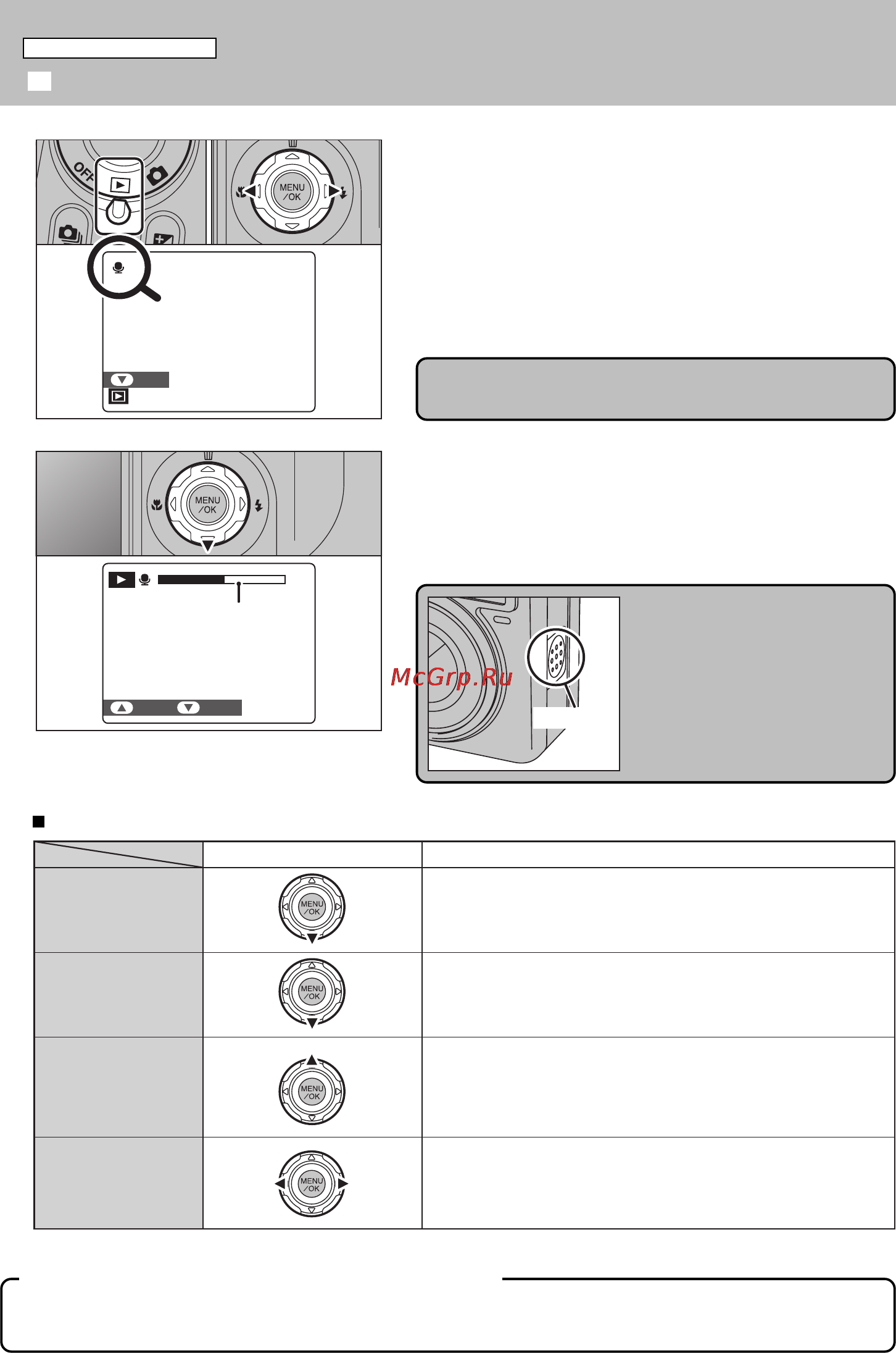 Fujifilm FinePix S5200 [81/133] Воспроизведение голосовых заголовков