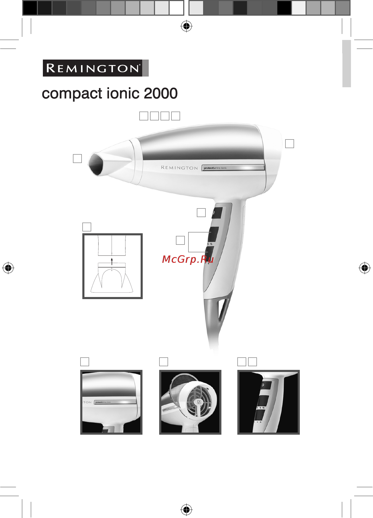 Remington D5410 Инструкция по эксплуатации онлайн [2/6] 33780