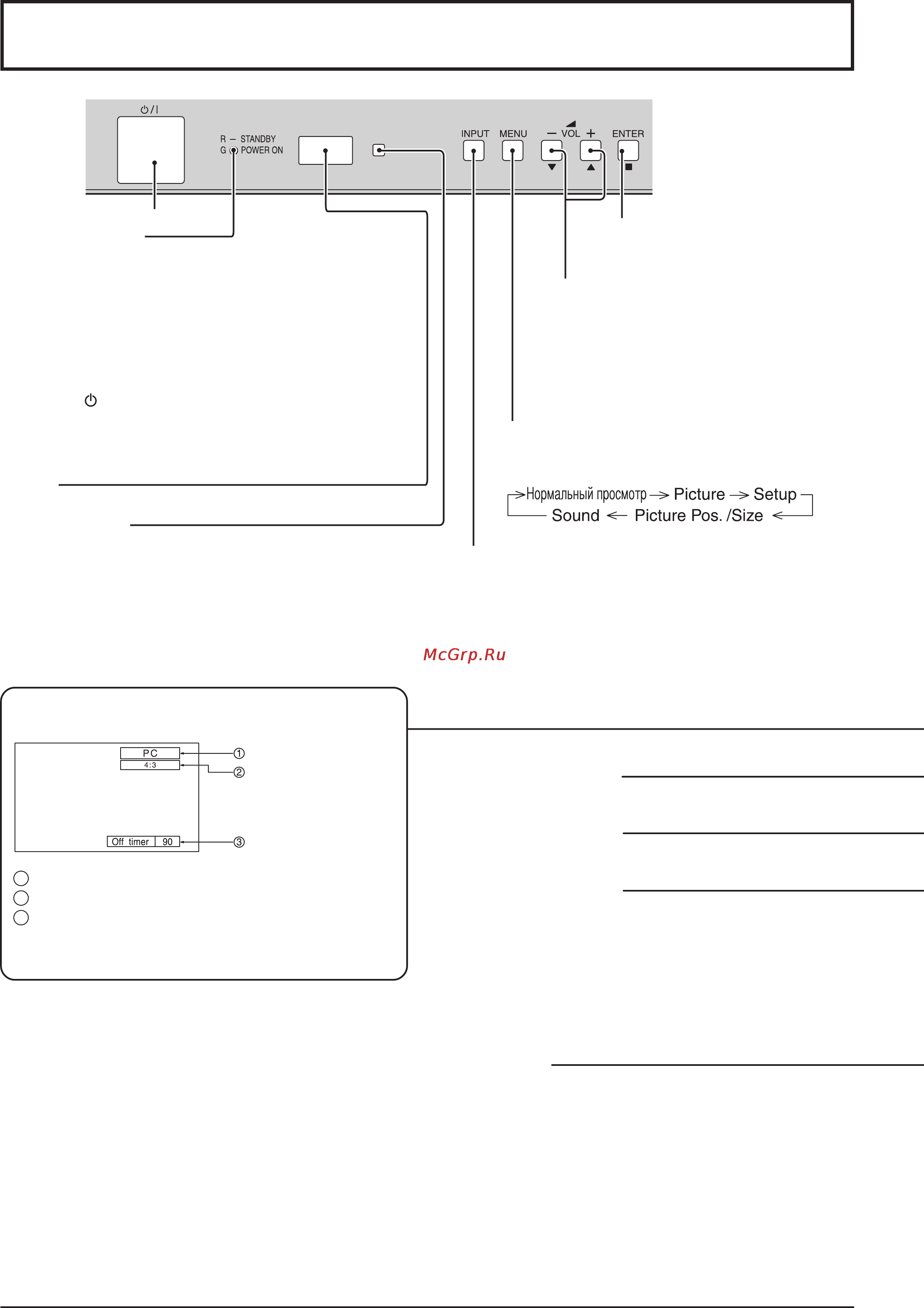 Panasonic TH-65PHD7W [14/40] Основные регуляторы