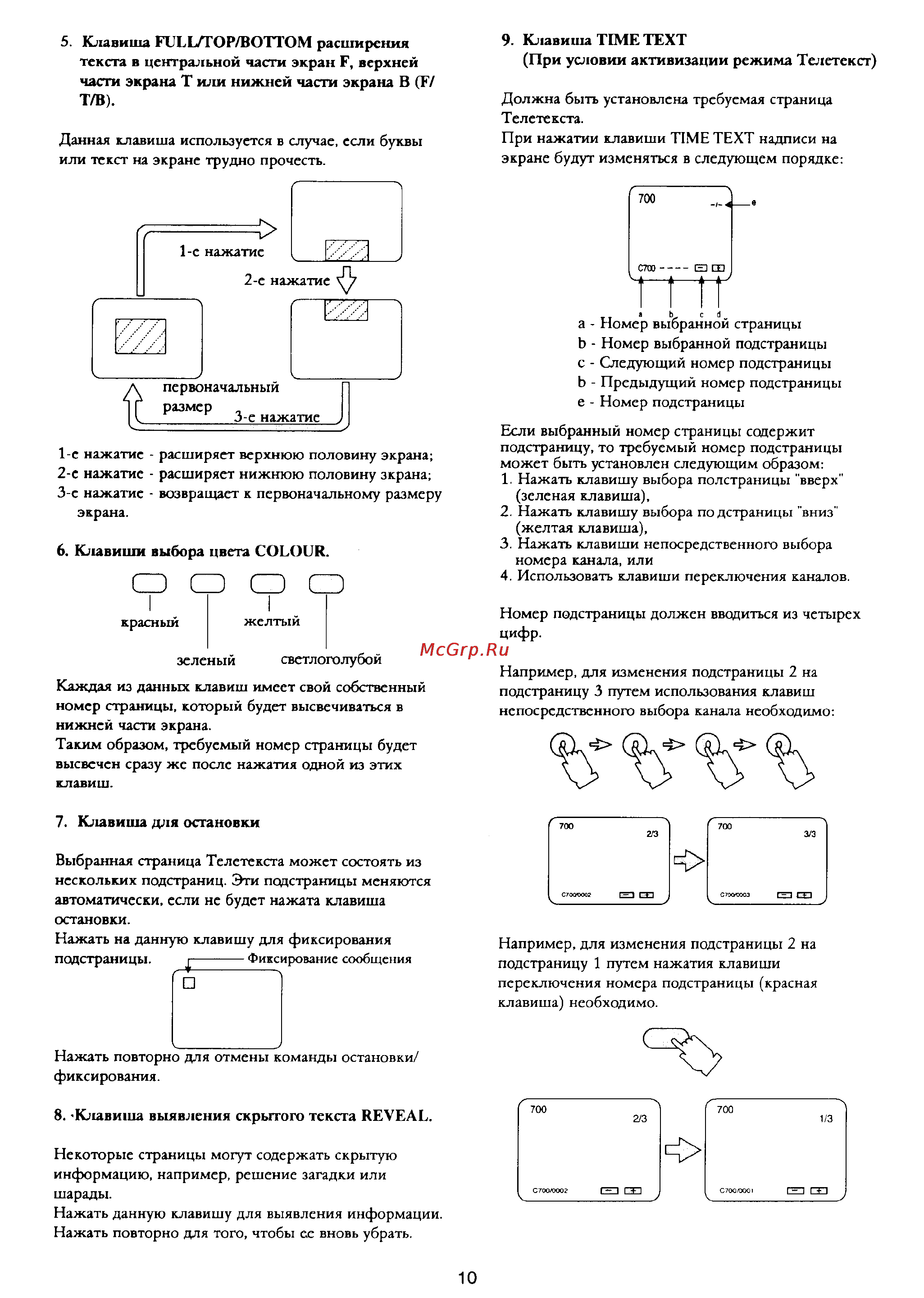 Panasonic TX-21F2T Инструкция по эксплуатации онлайн [11/15] 33894