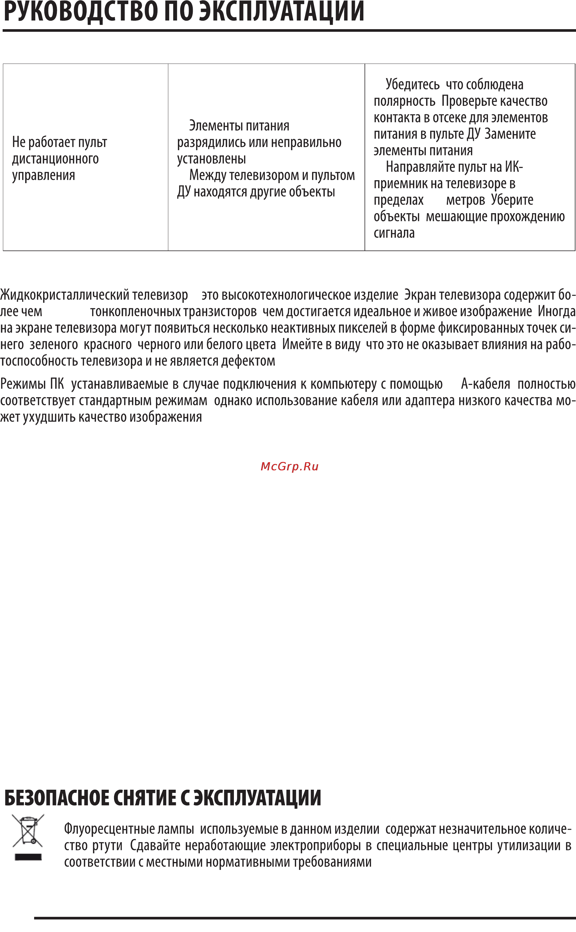 Supra STV-LC22390F Инструкция по эксплуатации онлайн [18/24] 33931