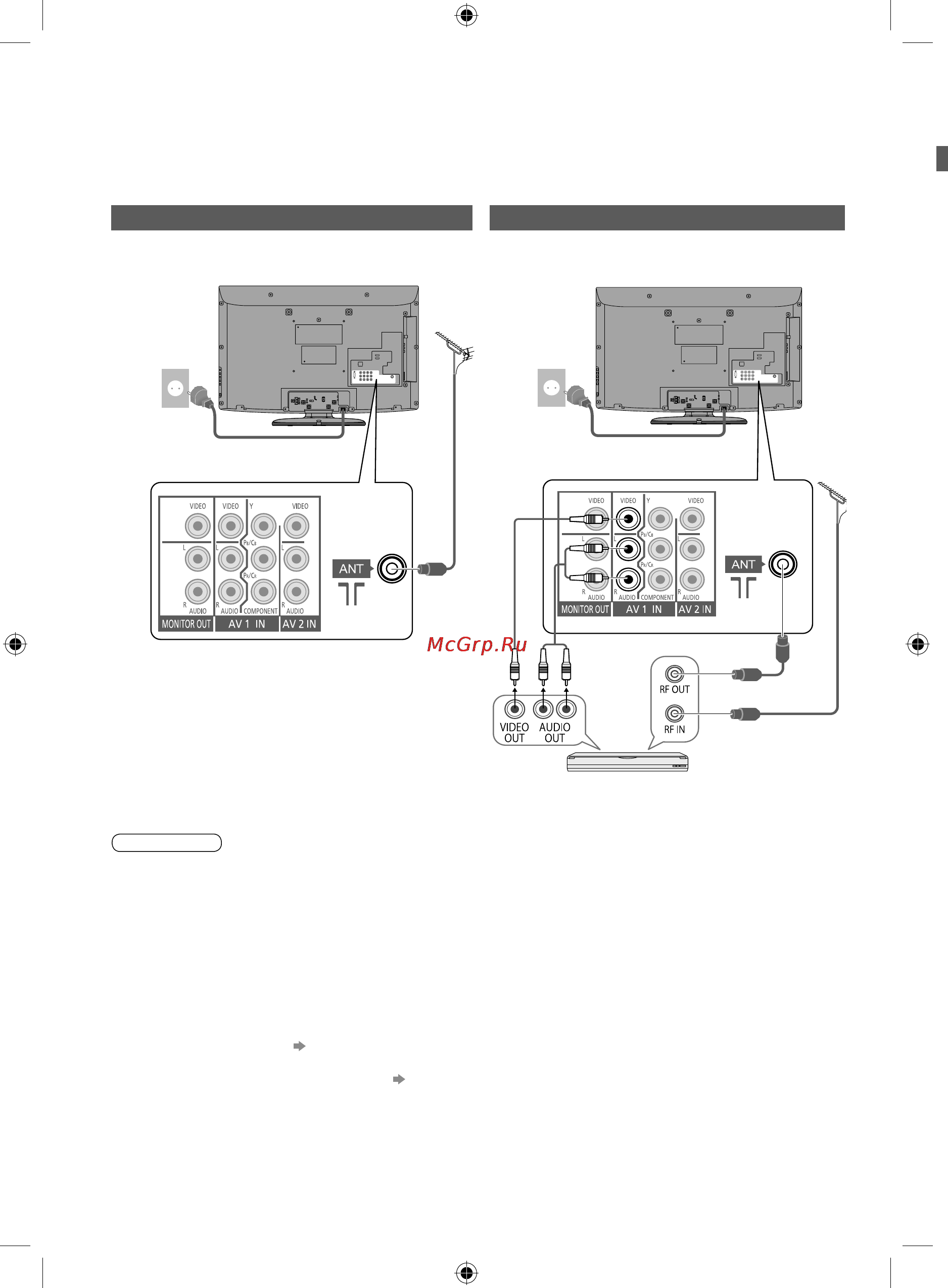 Panasonic TX-LR32U20 [8/64] Основные подсоединения