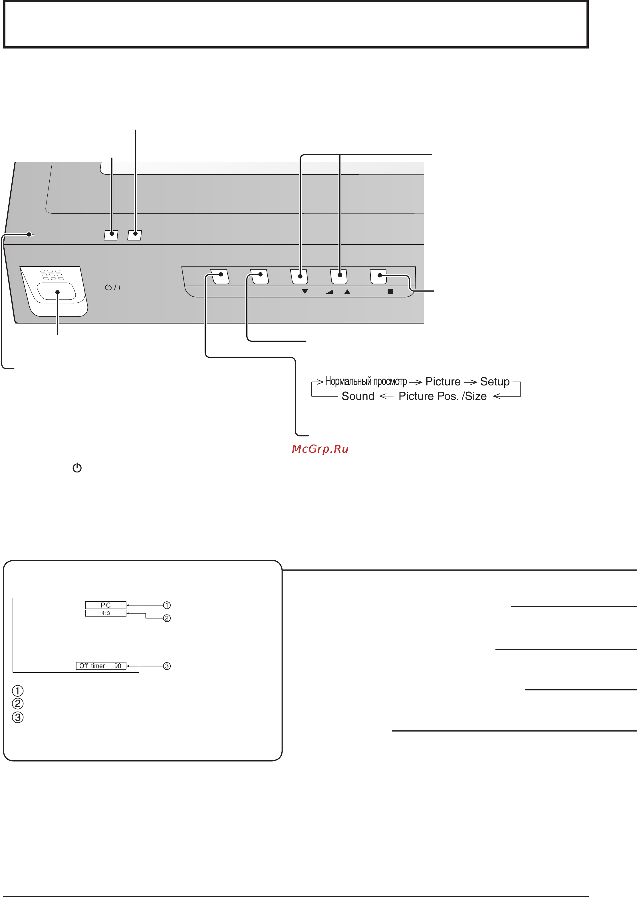 Panasonic TH-32LHD7W [14/36] Основные регуляторы