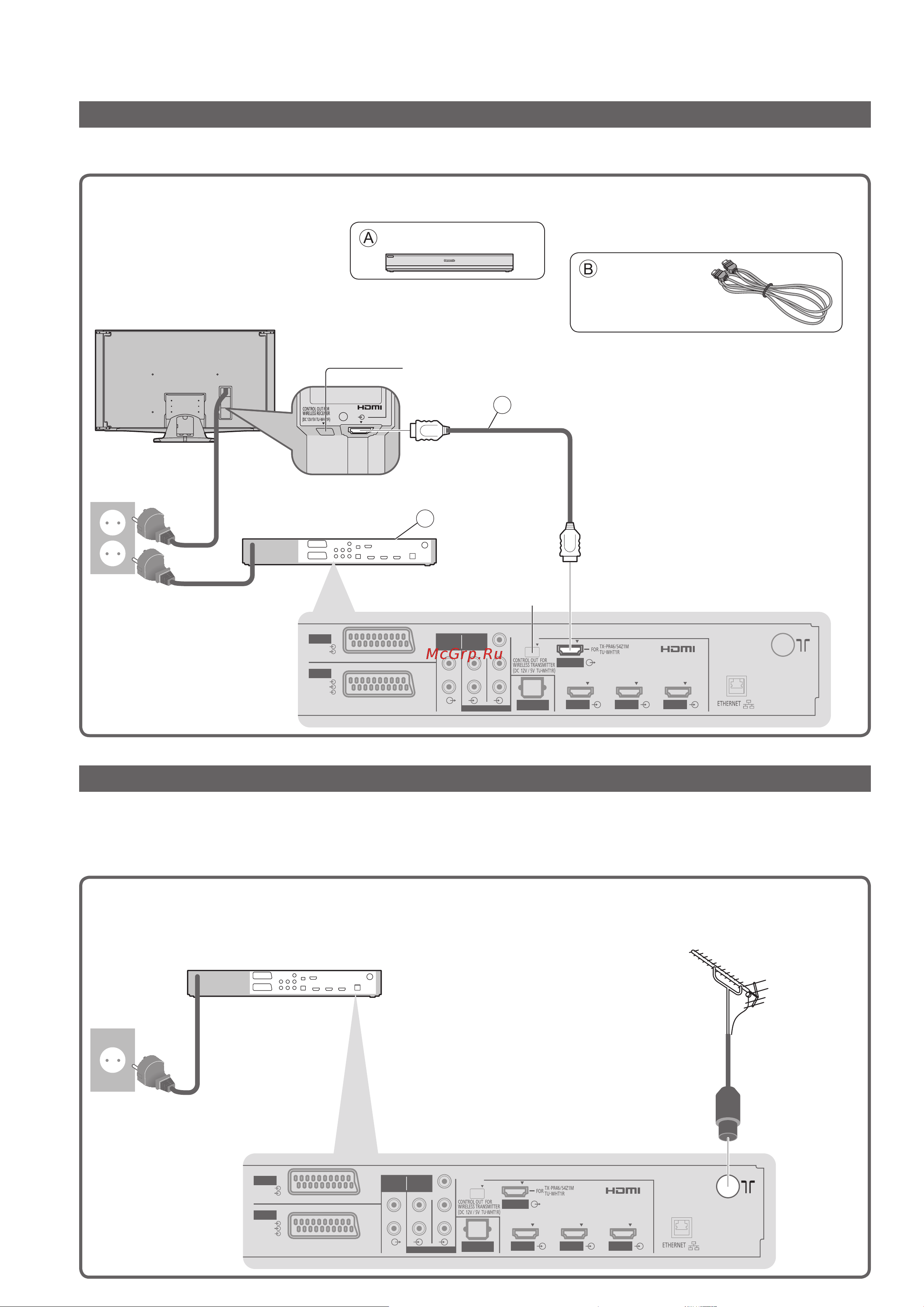 Panasonic TX-PR54 Z11 [12/72] Основные подсоединения