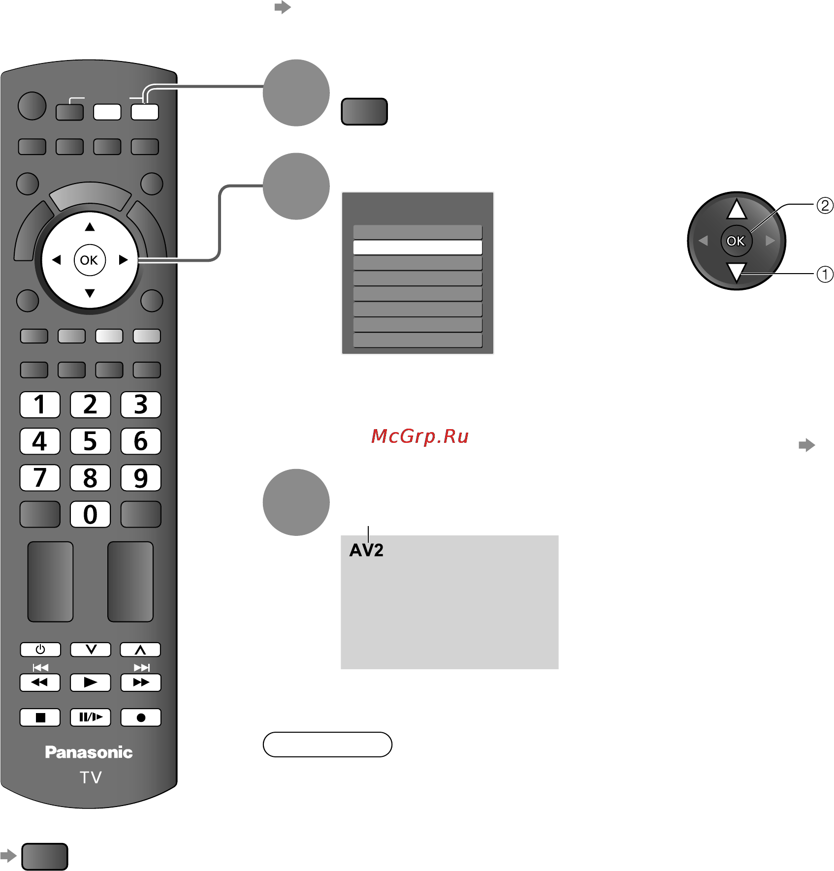 Panasonic TX-LR32X15 [16/48] Просмотр видео и дисков dvd