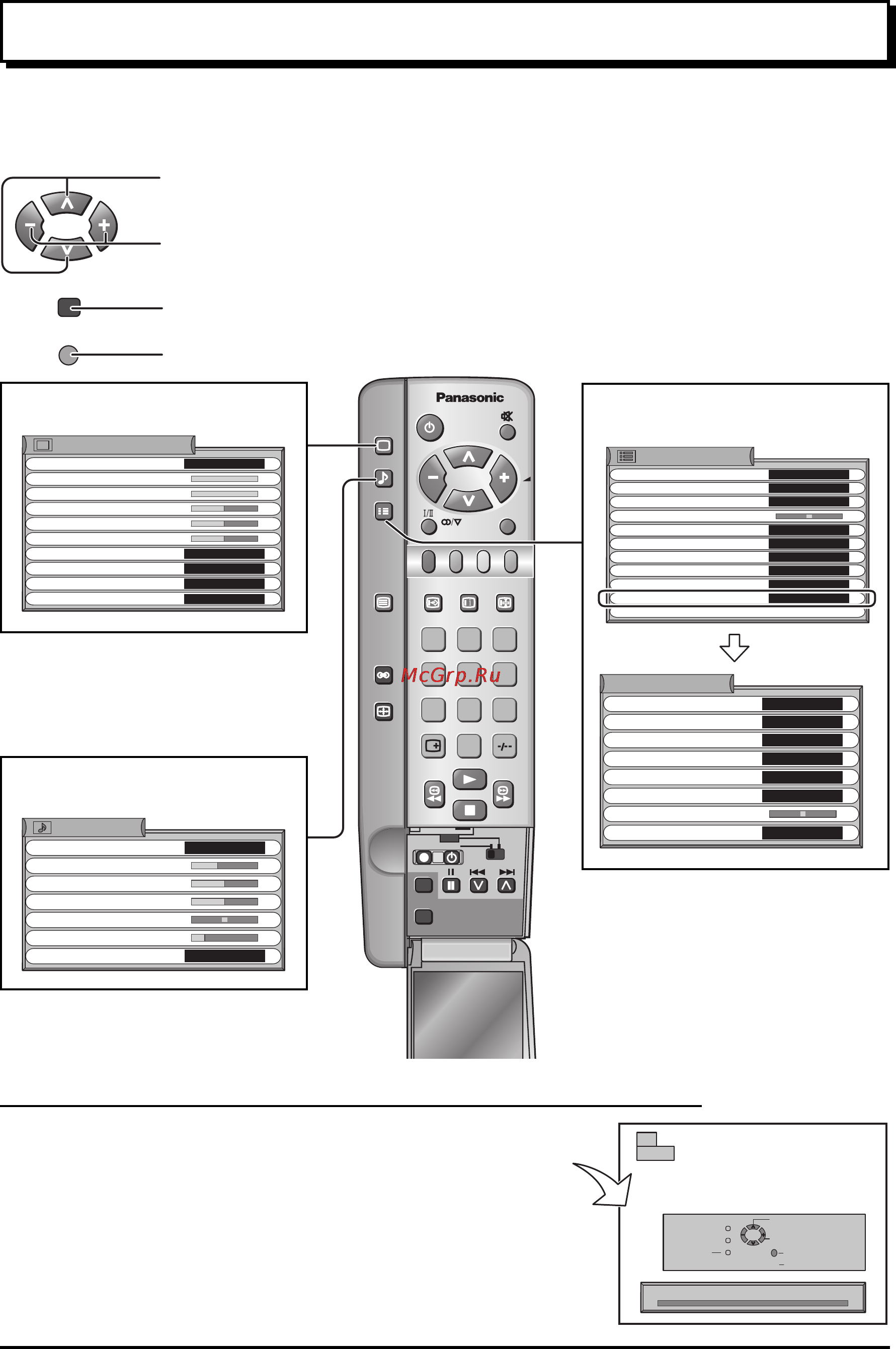 Panasonic TX-20LA1T [12/28] Использование экранной индикации