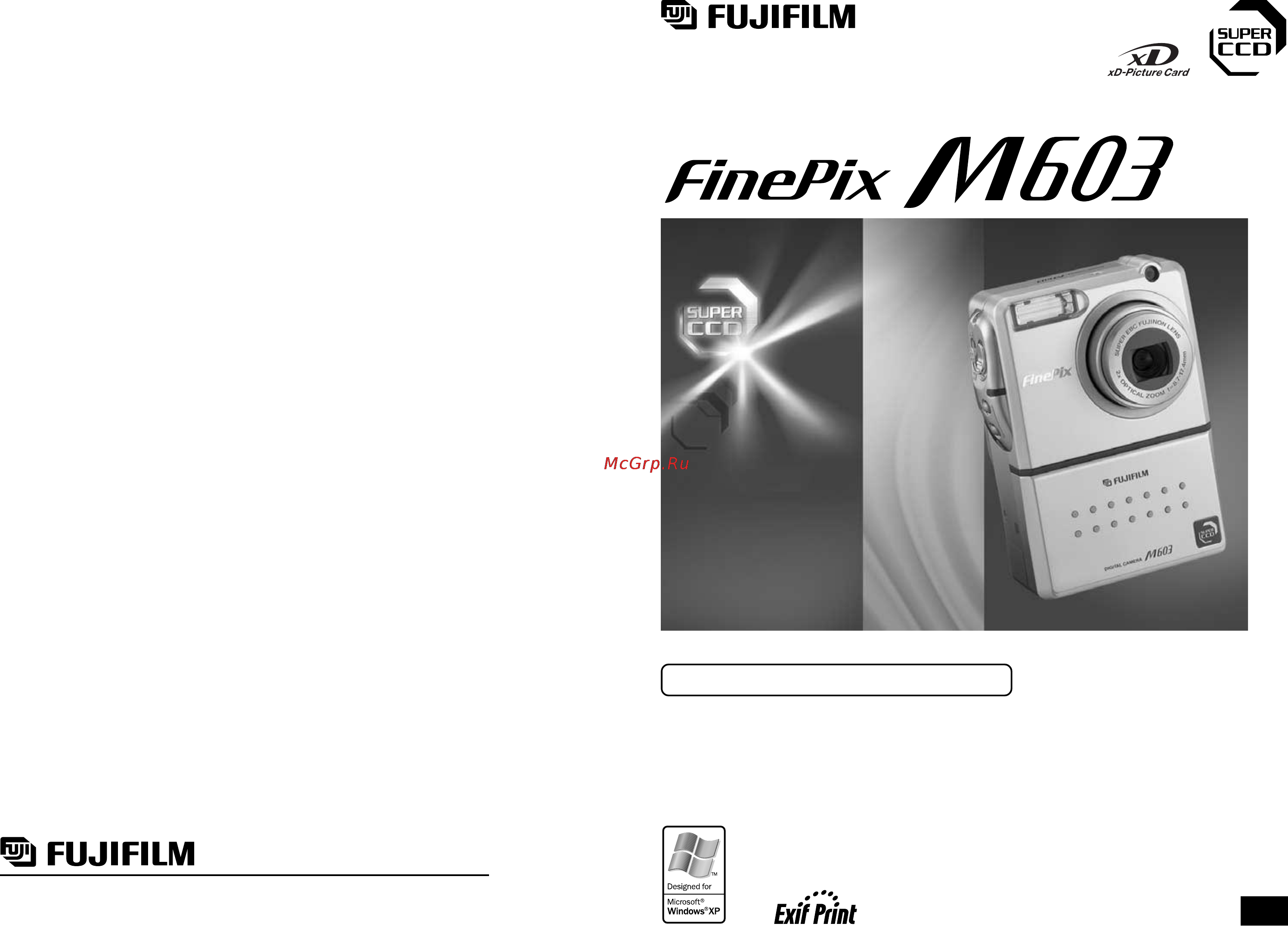 Fujifilm FinePix M603 Инструкция по эксплуатации онлайн